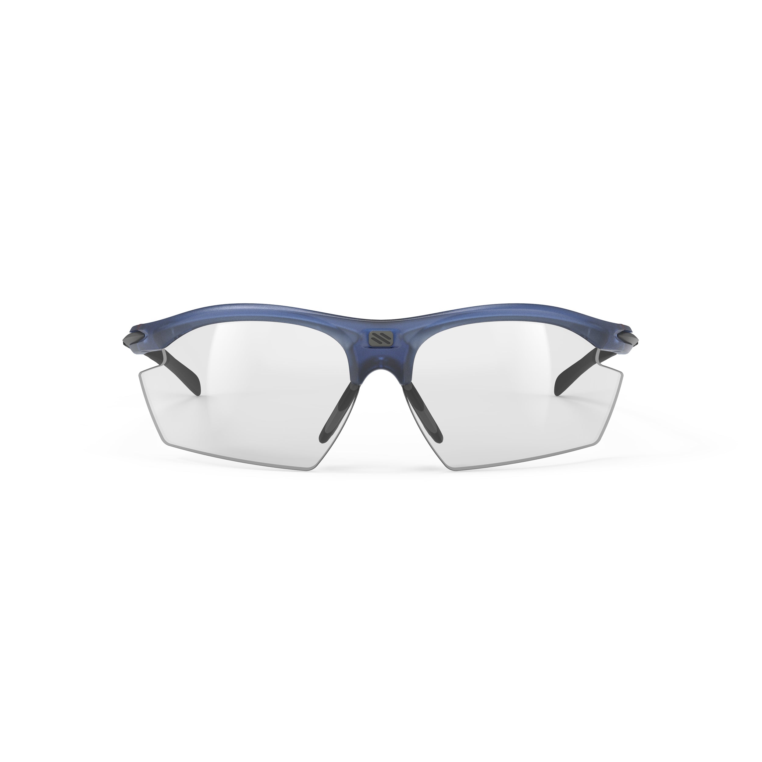 Rudy Project Rydon Frozen Blue Avio photochromic black performance sunglasses – front view, alternate angle