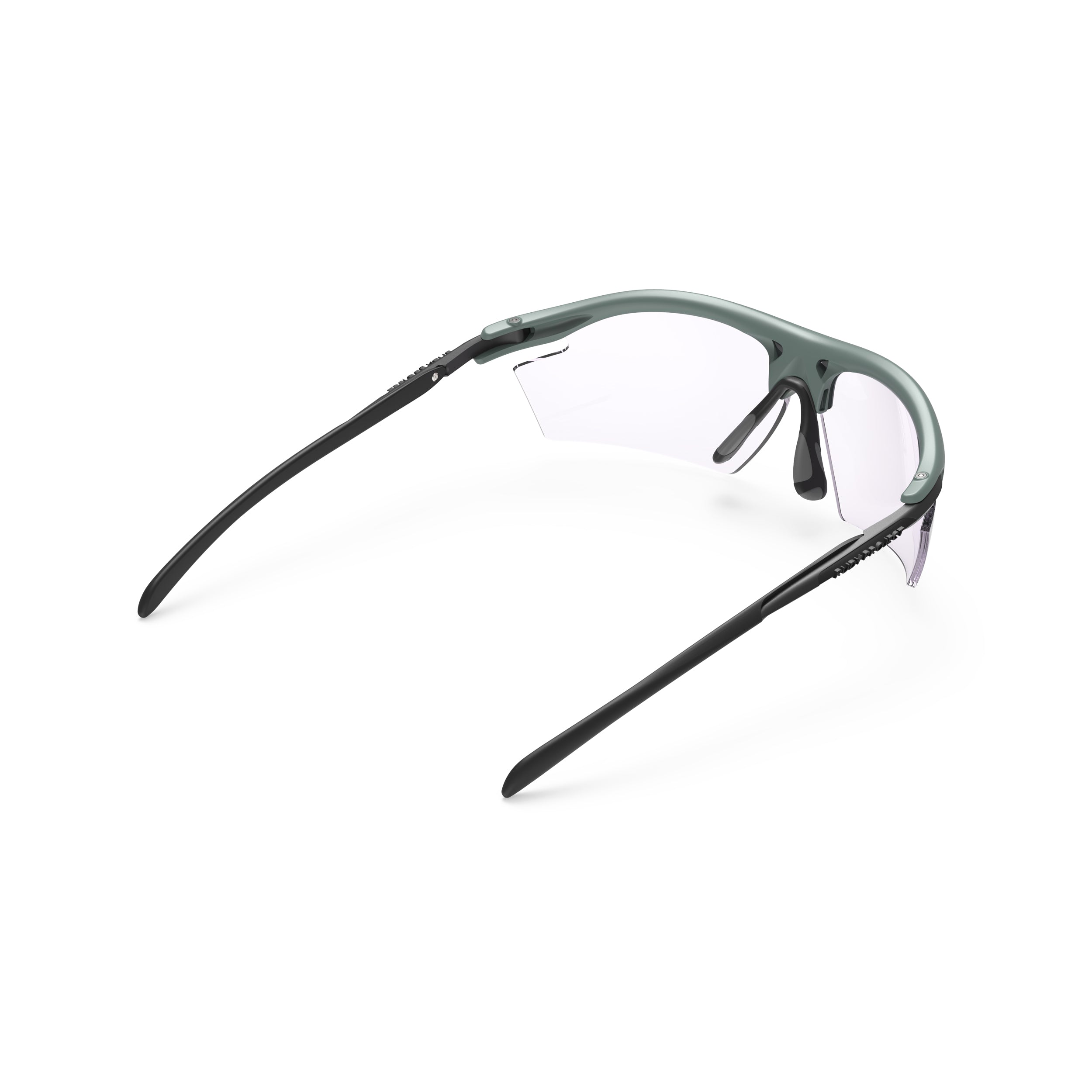 Rudy Project Rydon Green Sage Matte photochromic laser purple hdr performance sunglasses – rear view