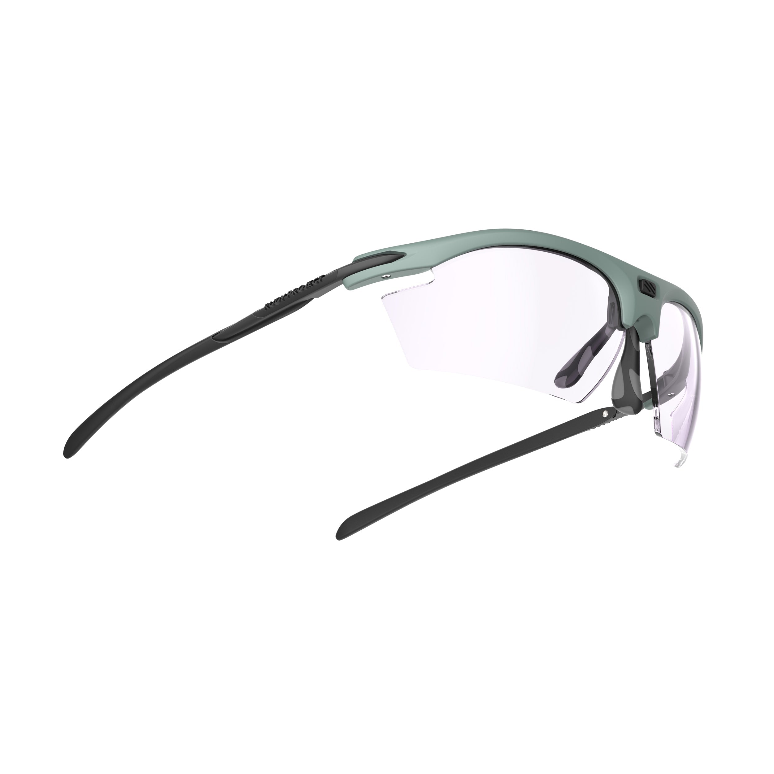 Rudy Project Rydon Green Sage Matte photochromic laser purple hdr performance sunglasses – side view