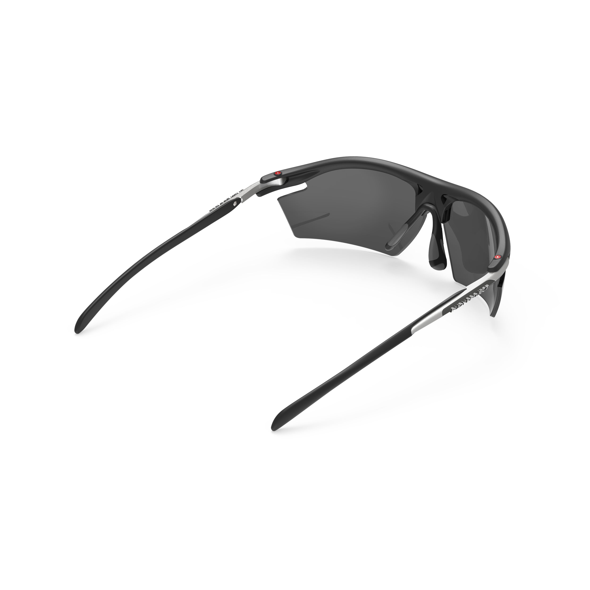 Rudy Project Rydon Matte Black polarized polar 3fx hdr multilaser grey performance sunglasses – rear view