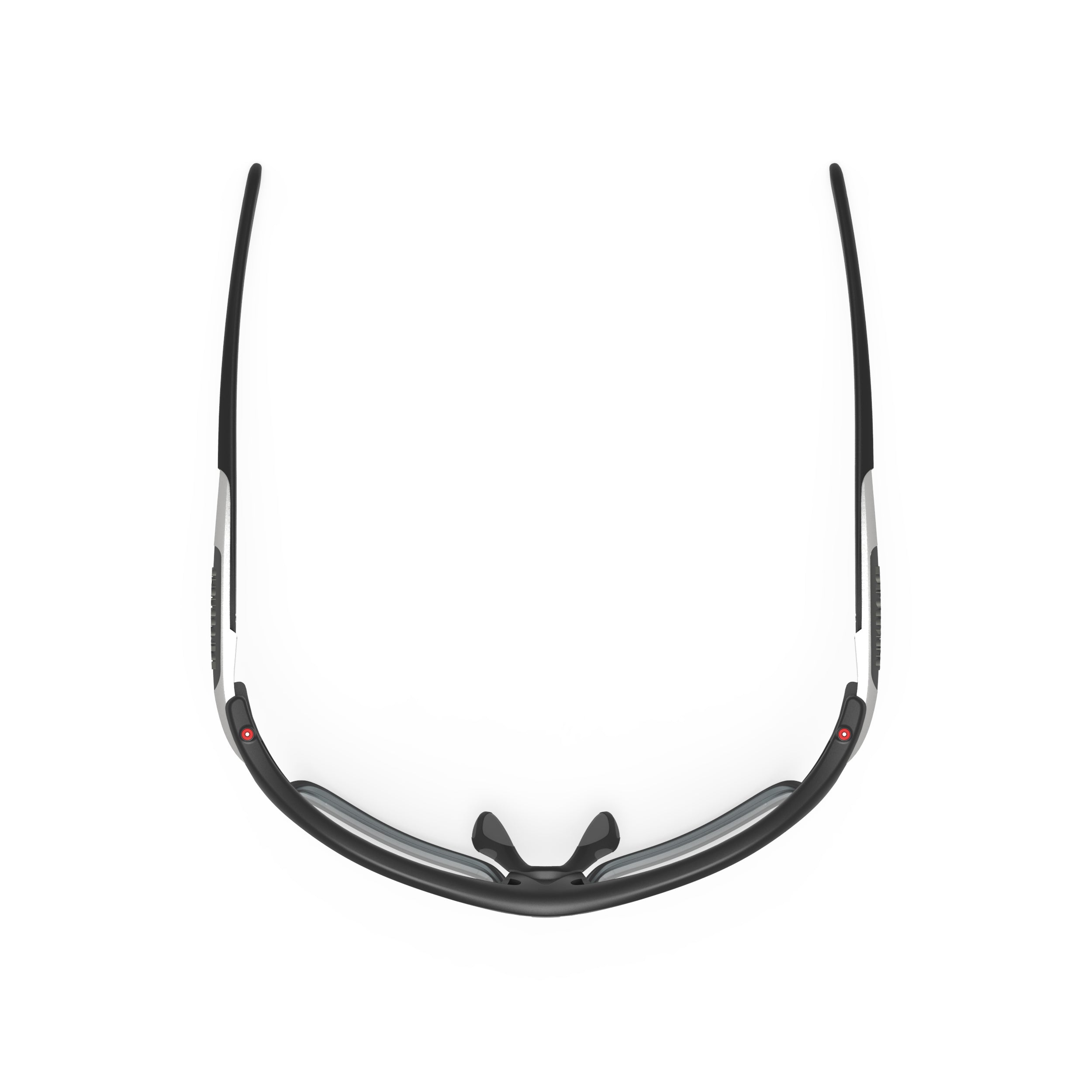 Rudy Project Rydon + Optical Dock Black Matte prescription sports glasses – top view