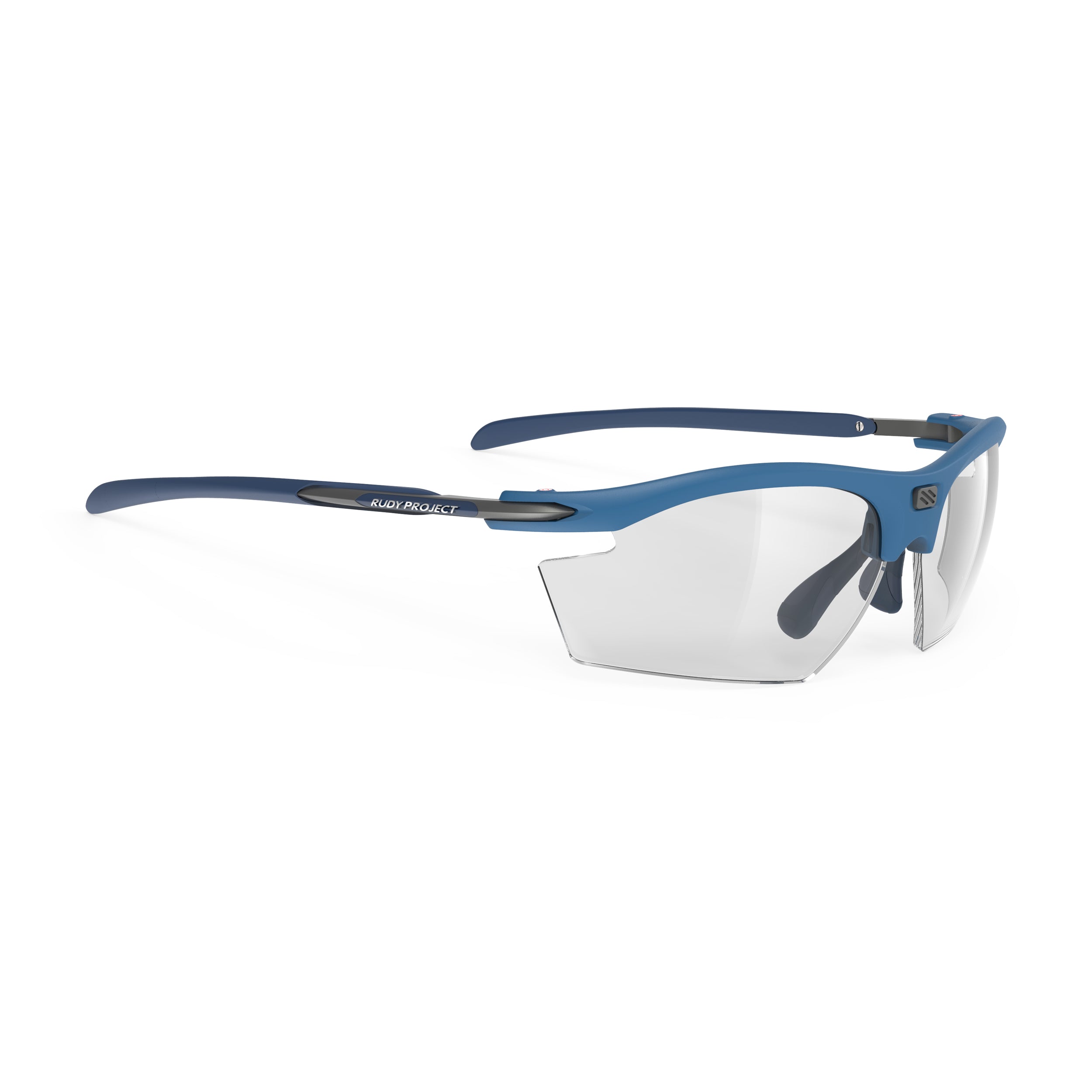 Rudy Project Rydon Pacific Blue Matte photochromic black performance sunglasses – front view