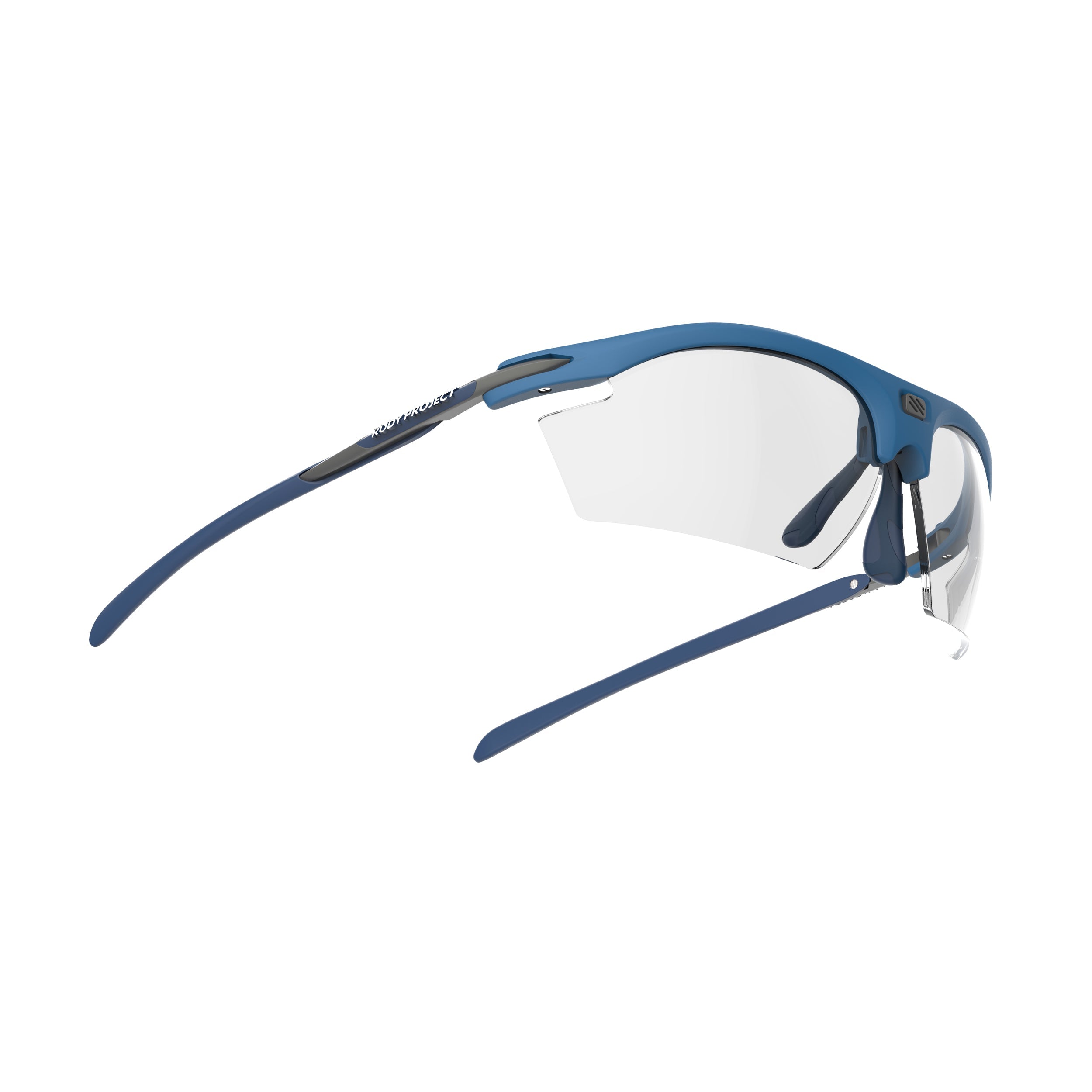 Rudy Project Rydon Pacific Blue Matte photochromic black performance sunglasses – side view