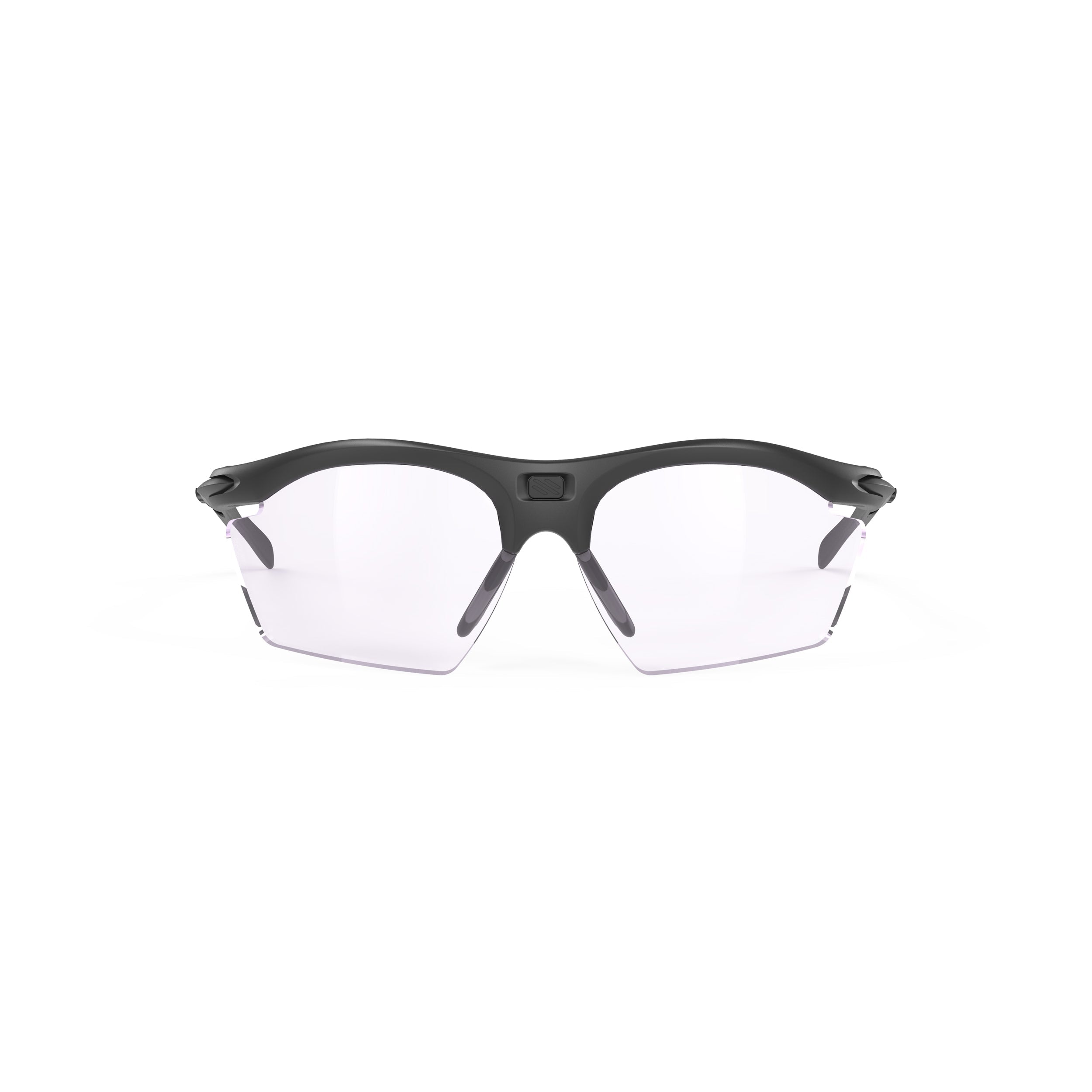 Rudy Project Rydon Slim Black Matte photochromic laser purple hdr performance sunglasses – front view, alternate angle