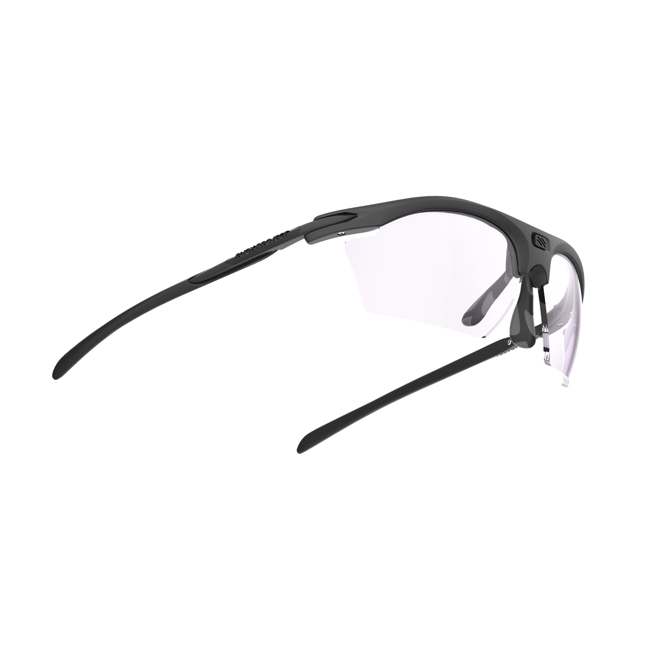 Rudy Project Rydon Slim Black Matte photochromic laser purple hdr performance sunglasses – side view