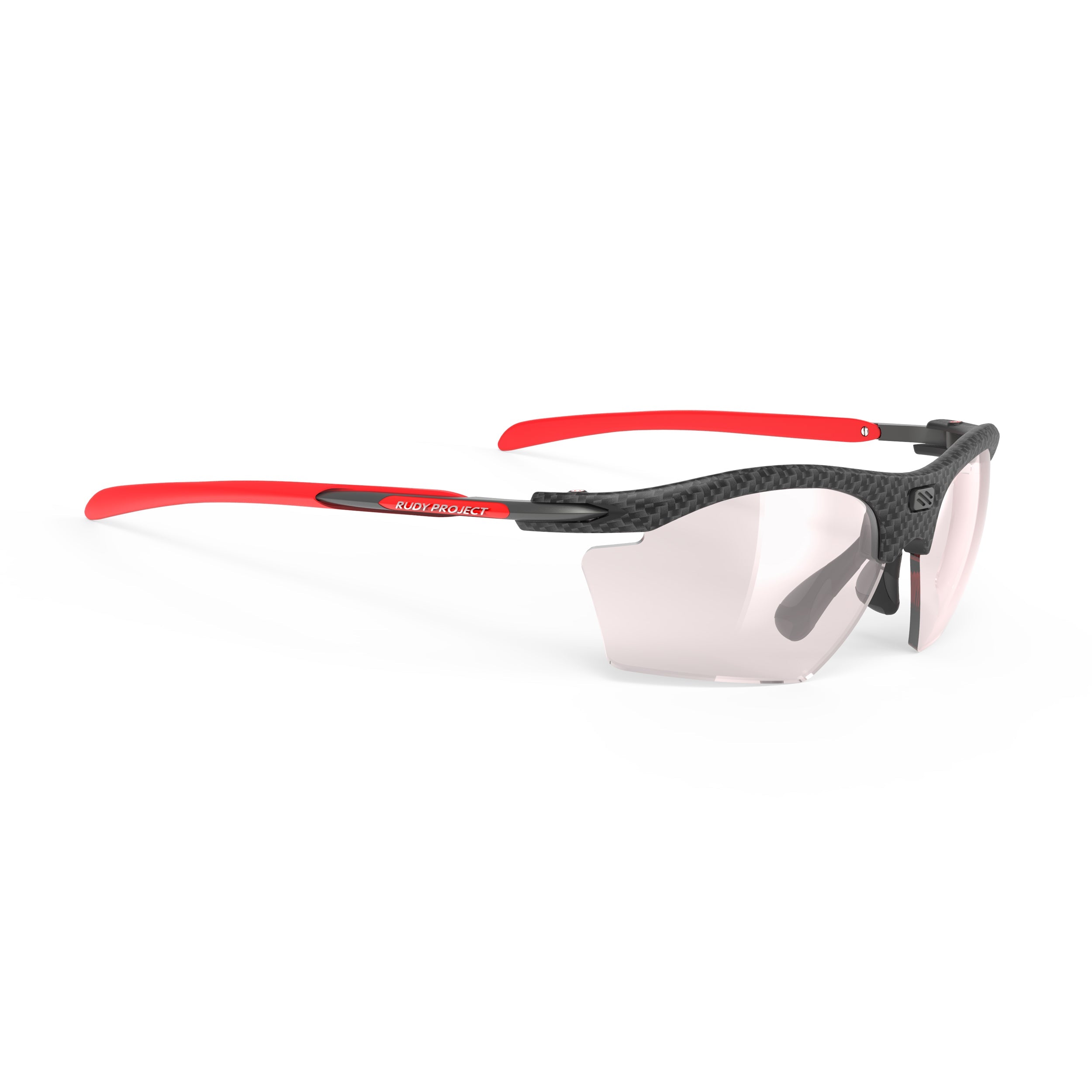 Rudy Project Rydon Slim Carbonium photochromic red performance sunglasses – front view