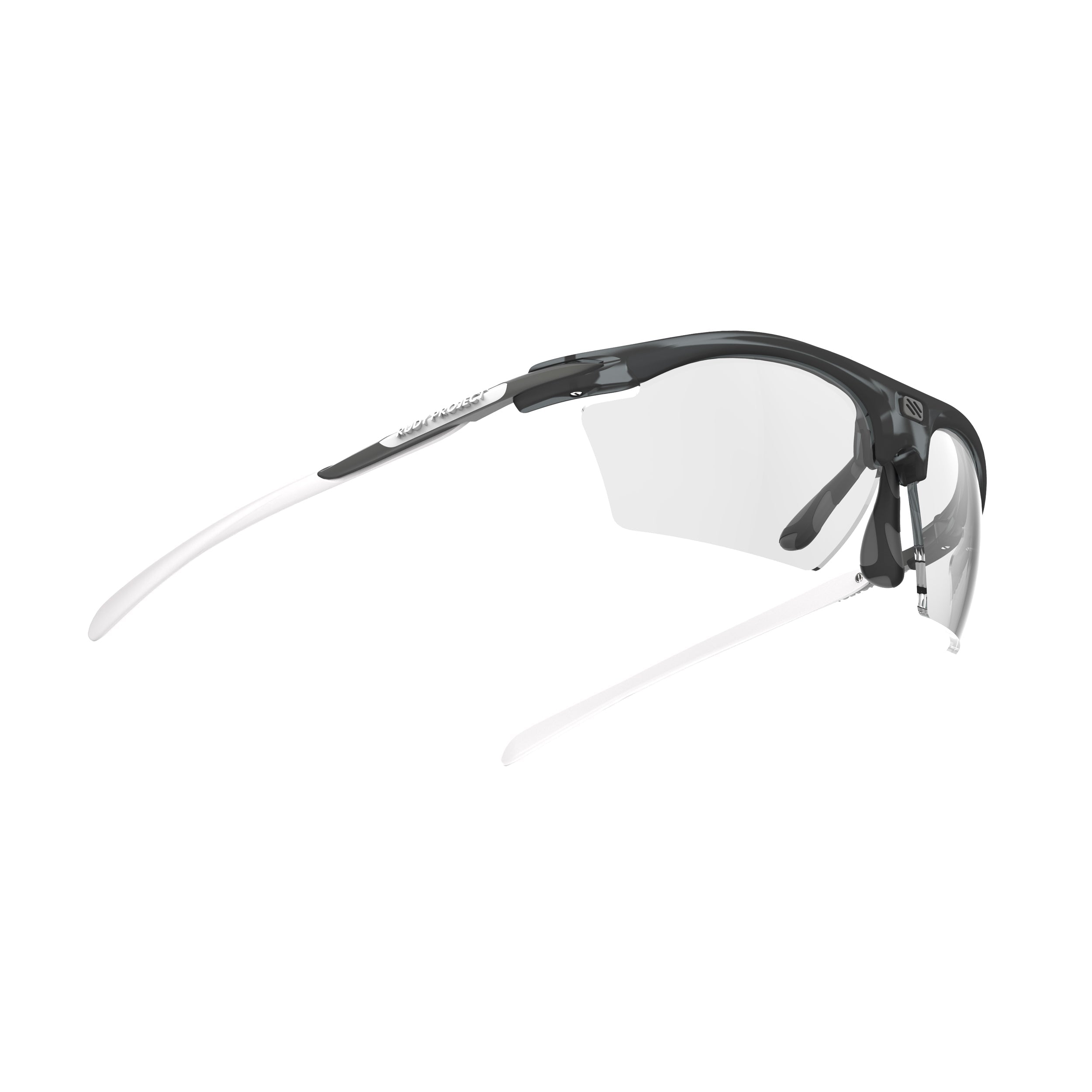 Rudy Project Rydon Slim Frozen Ash photochromic laser black performance sunglasses – side view