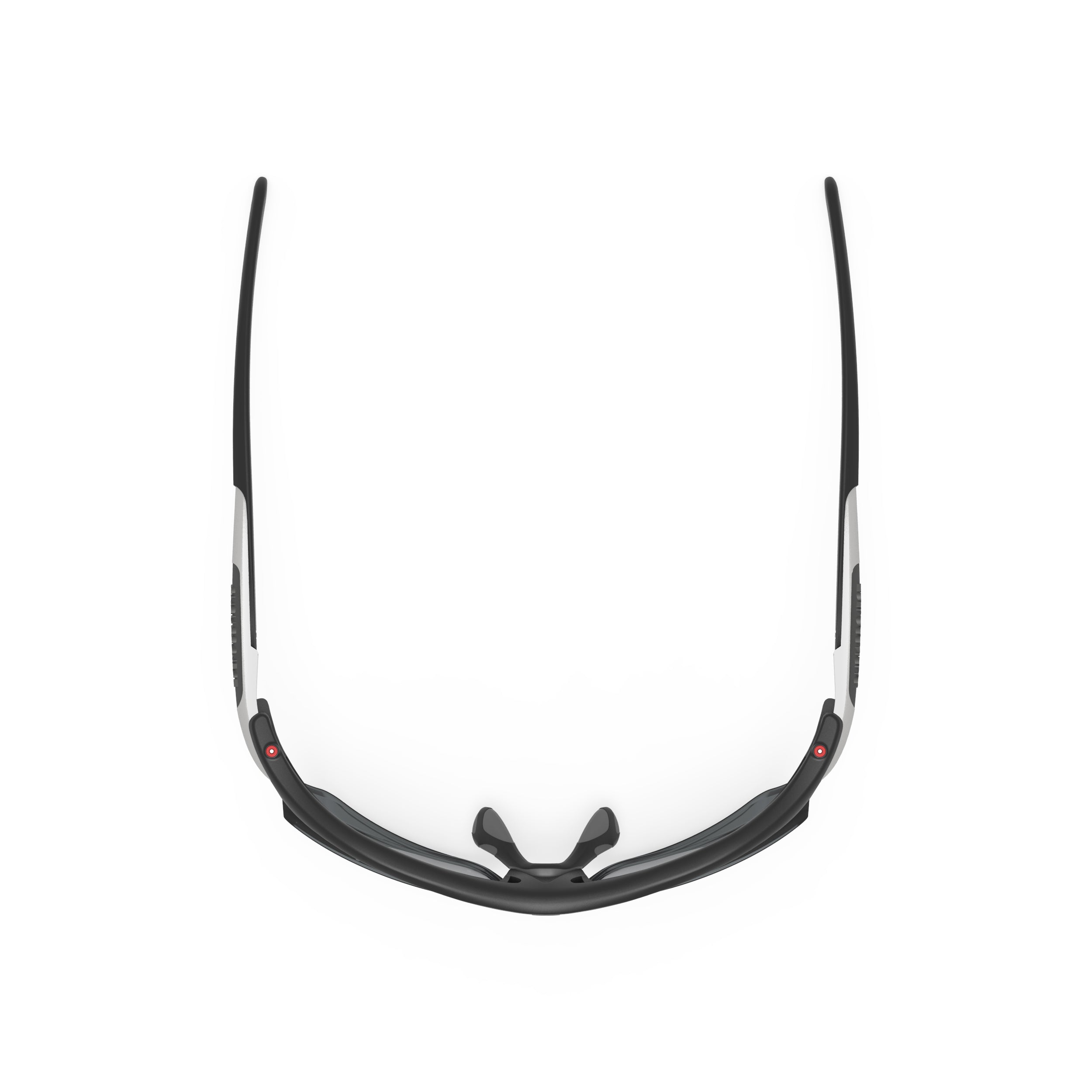 Rudy Project Rydon Slim + Optical Dock Black Matte prescription sports glasses – top view