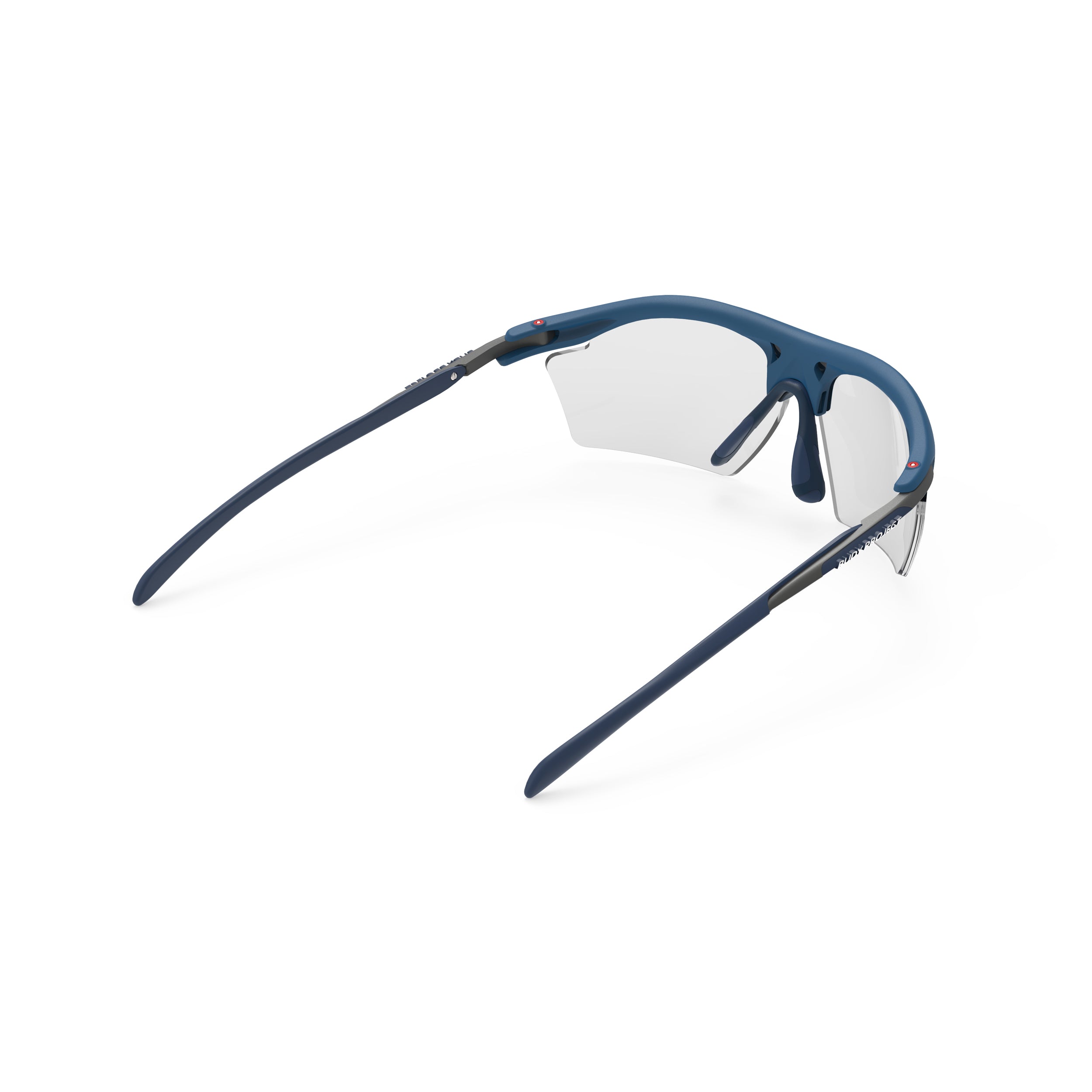 Rudy Project Rydon Slim Pacific Blue Matte photochromic black performance sunglasses – rear view