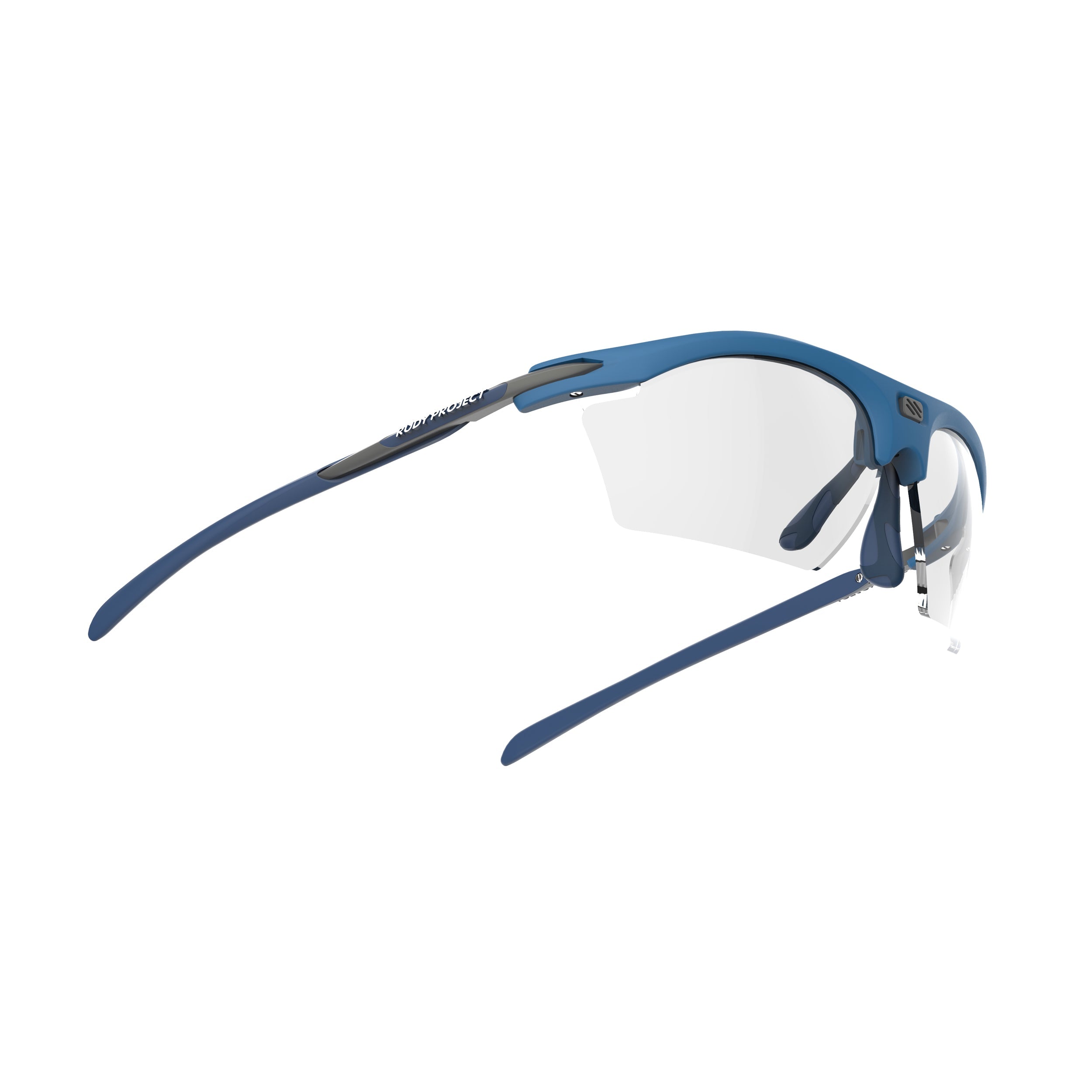Rudy Project Rydon Slim Pacific Blue Matte photochromic black performance sunglasses – side view