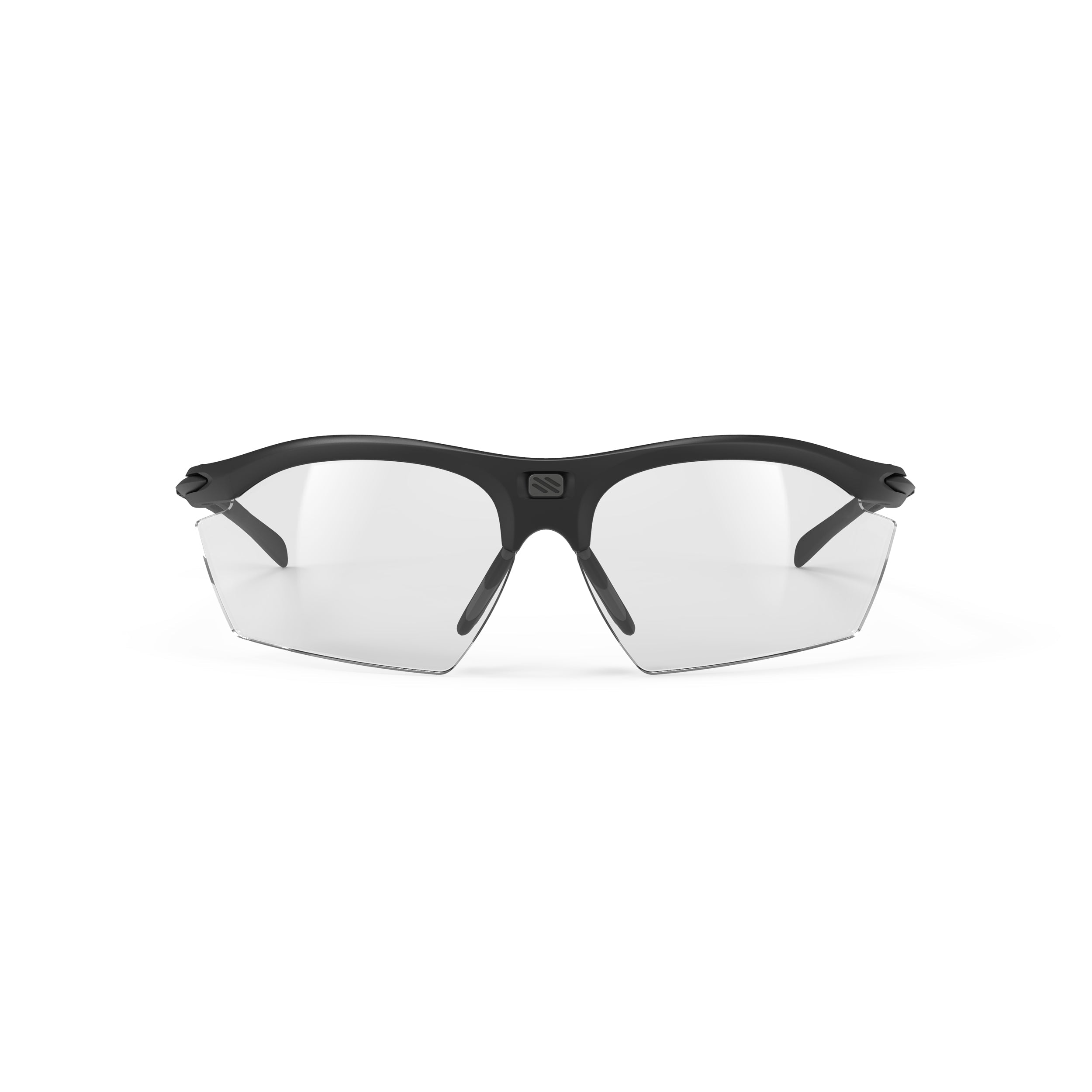Rudy Project Rydon Stealth Matte Black photochromic black performance sunglasses – front view, alternate angle