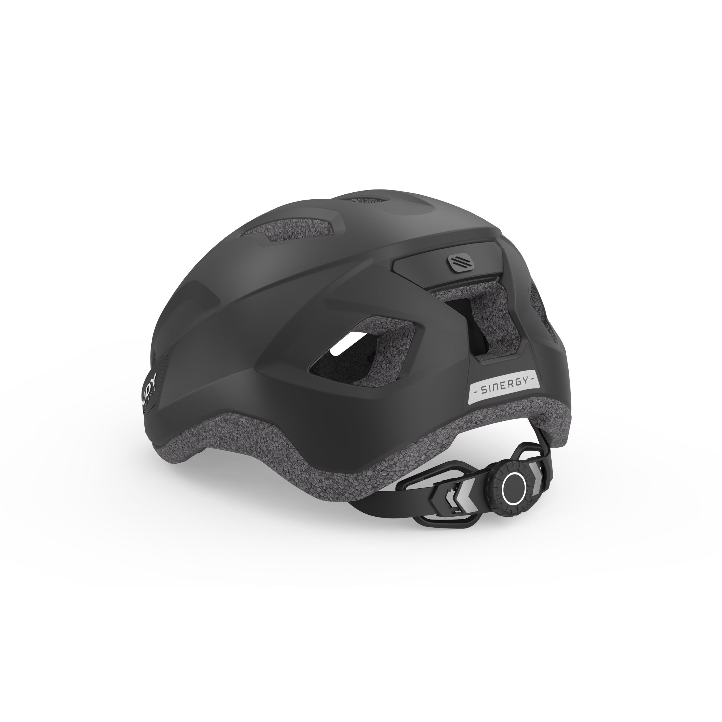 Rudy Project Sinergy Black Matte cycling helmet – side view, opposite side