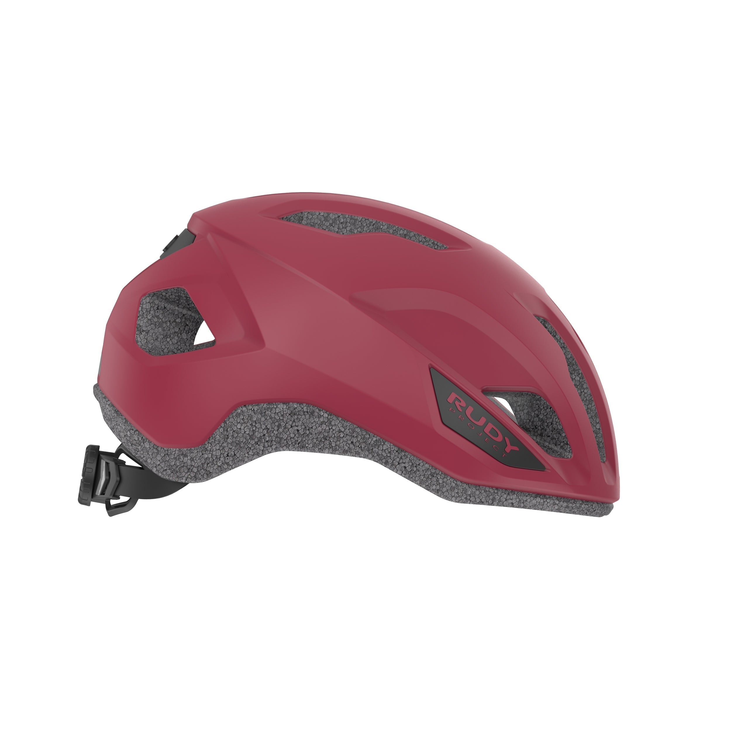 Rudy Project Sinergy Cherry Lacquer Matte cycling helmet – side view