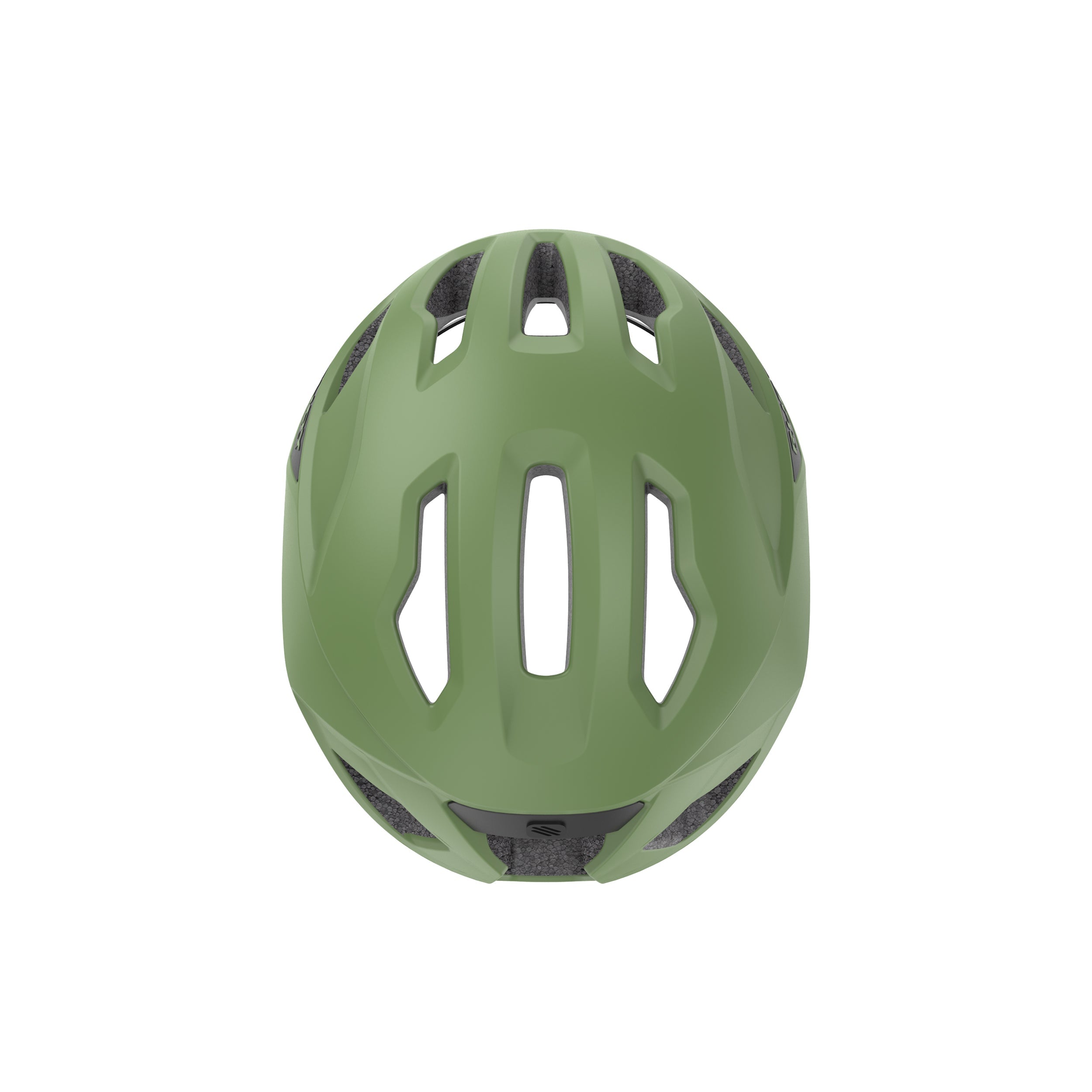 Rudy Project Sinergy Pantanal Green Matte cycling helmet – rear view