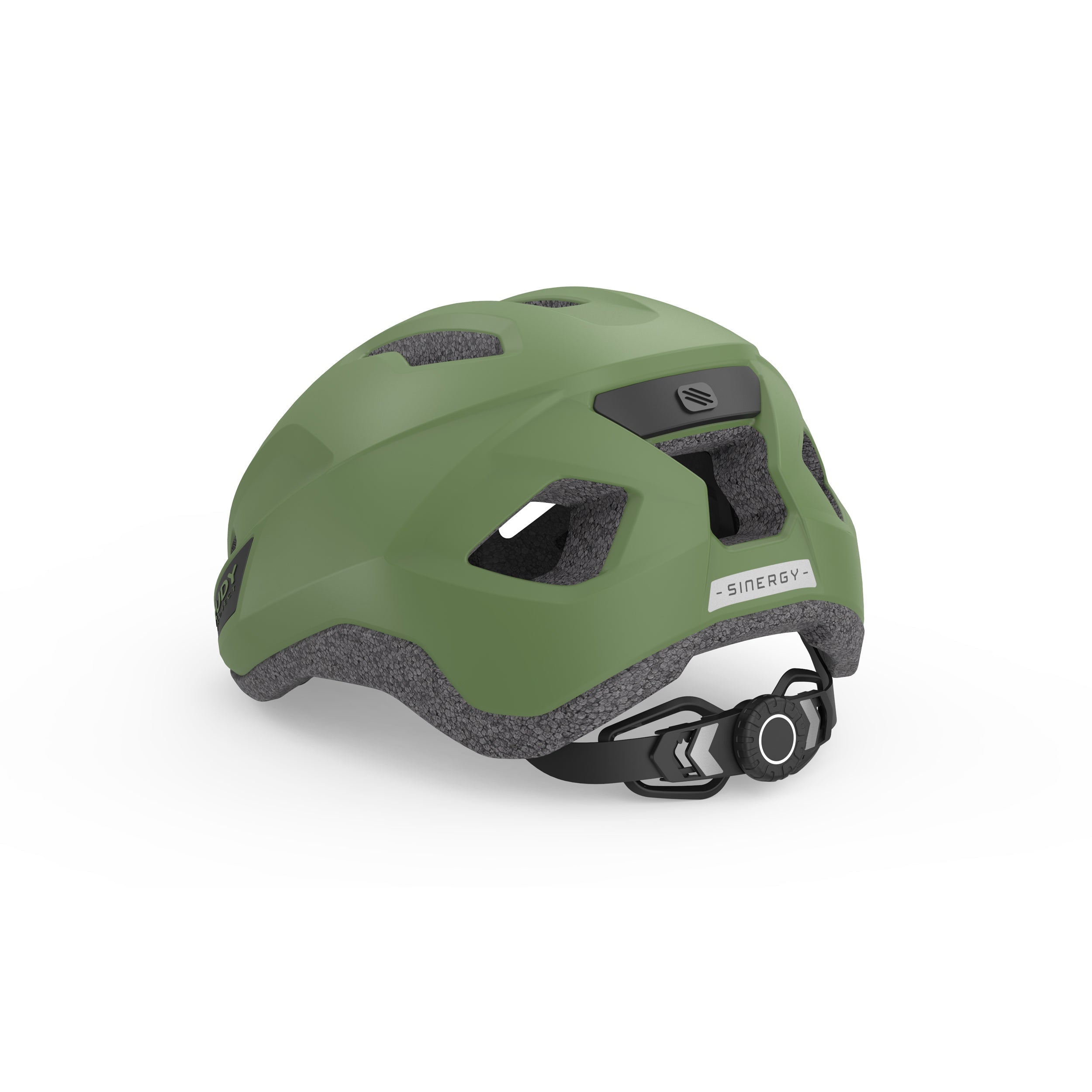 Rudy Project Sinergy Pantanal Green Matte cycling helmet – side view, opposite side