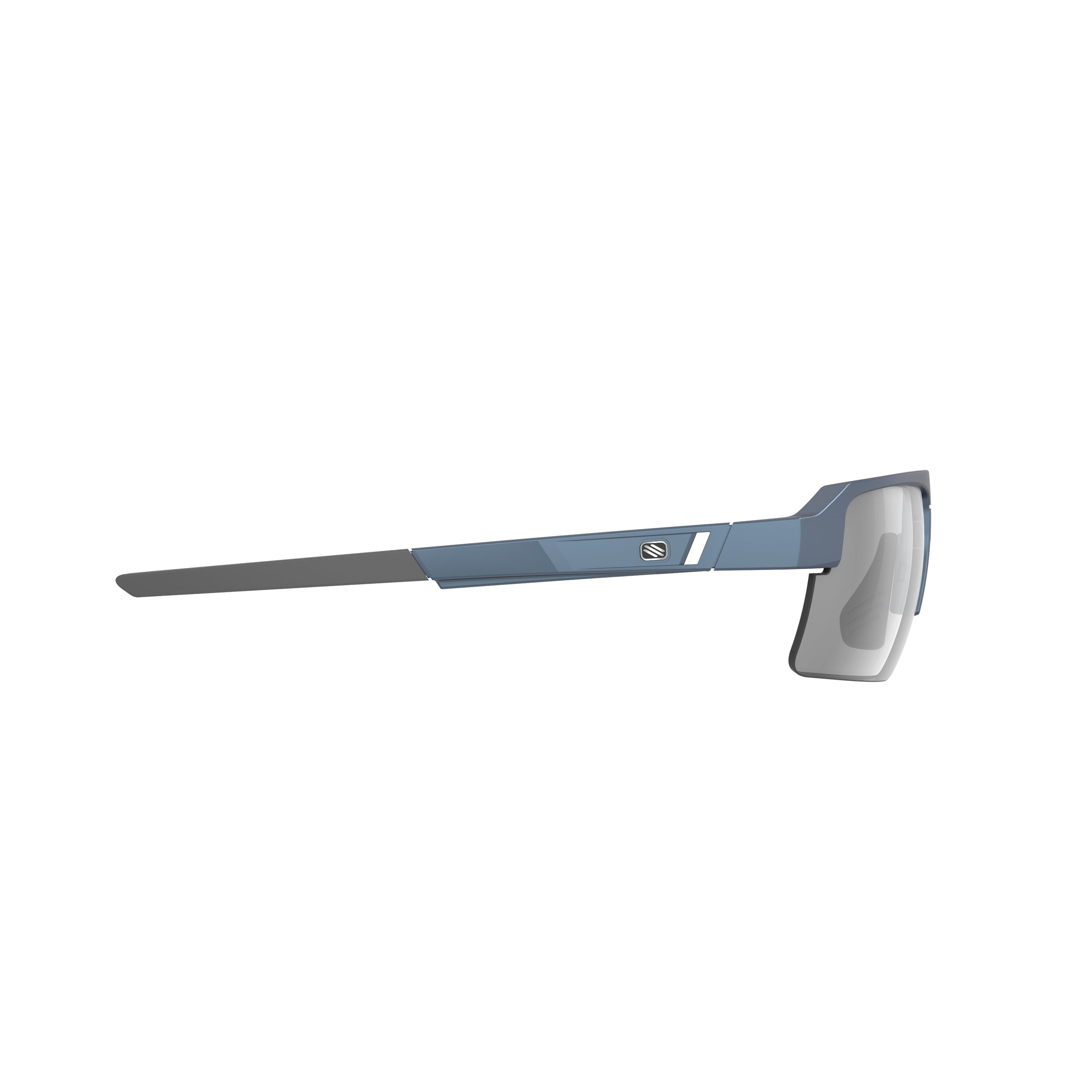 Rudy Project Sirius Cosmic Blue photochromic laser black performance sunglasses – side view, opposite side
