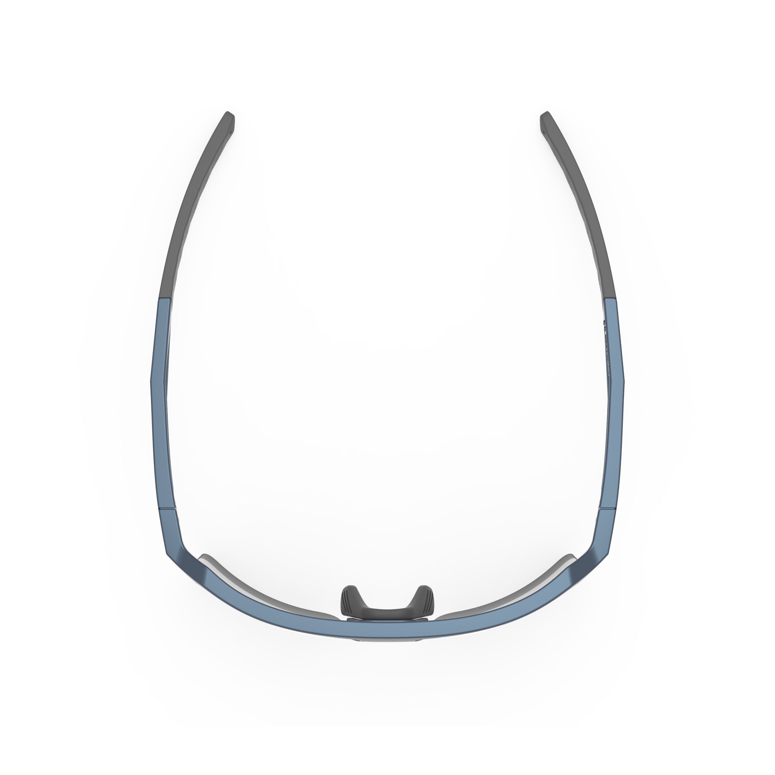 Rudy Project Sirius Cosmic Blue photochromic laser black performance sunglasses – top view