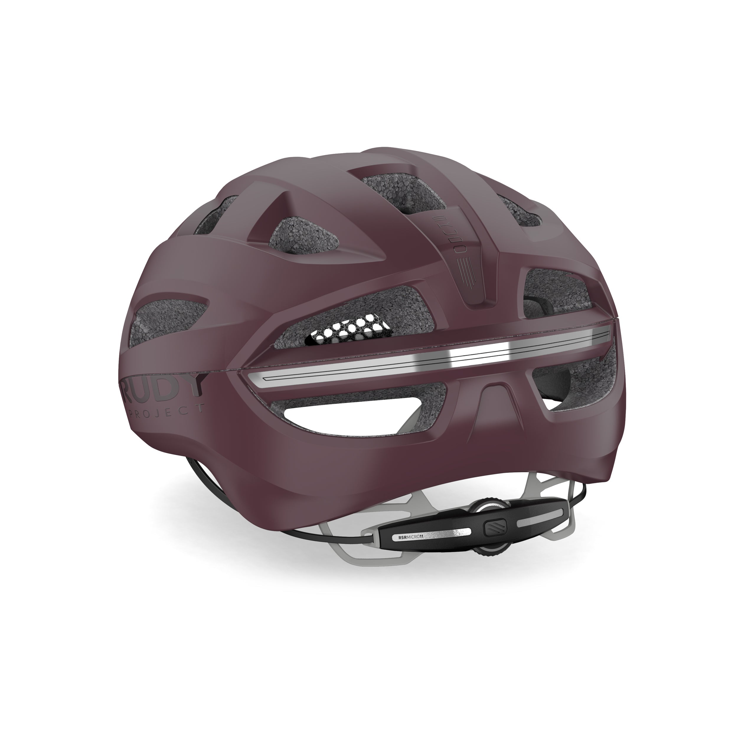 Rudy Project Skudo Cabernet Matte cycling helmet – side view, opposite side