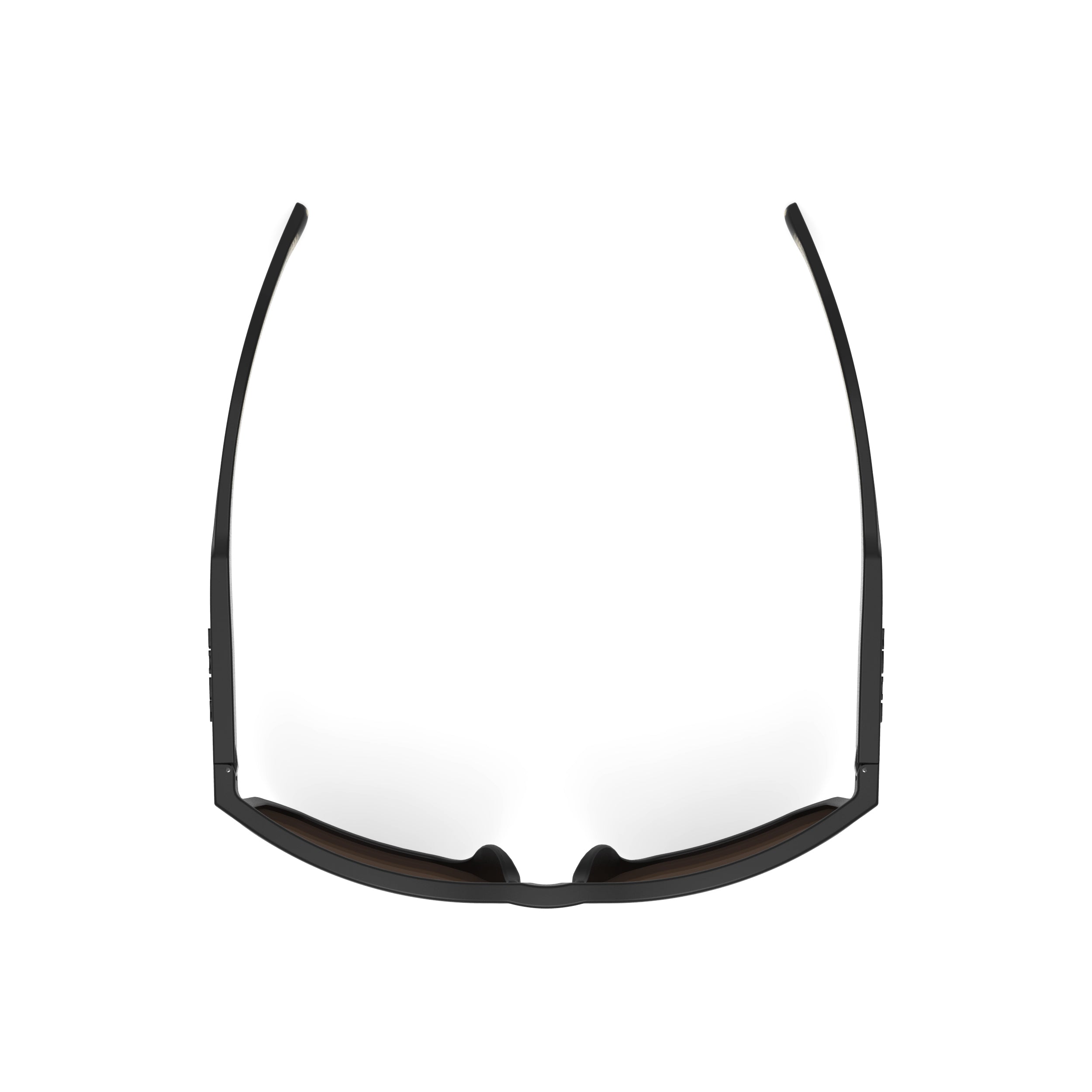 Rudy Project Soundrise Black Matte Ice Gold Pattern mirrored multilaser gold performance sunglasses – top view