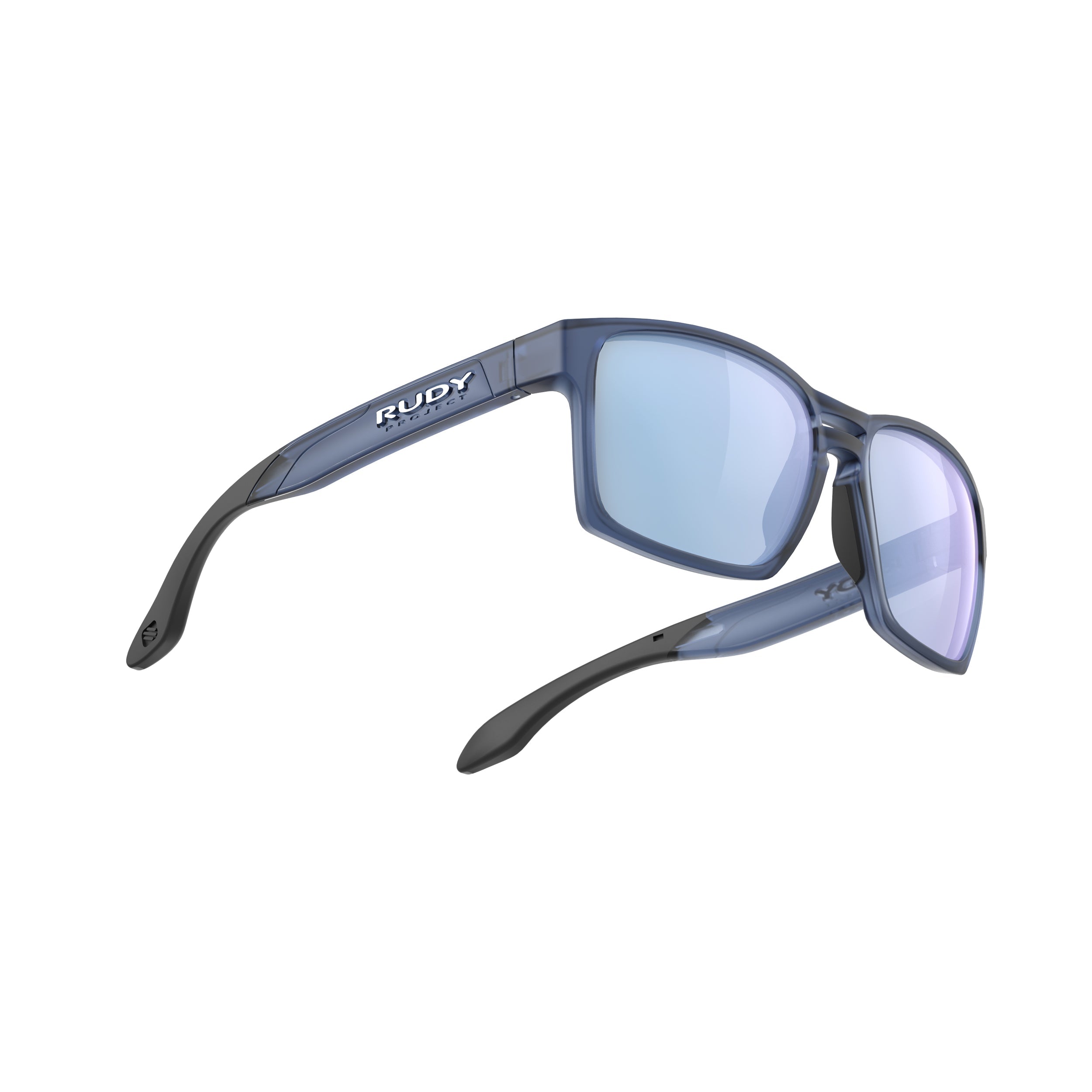 Rudy Project Spinair 57 Frozen Avio Matte mirrored multilaser ice performance sunglasses – side view