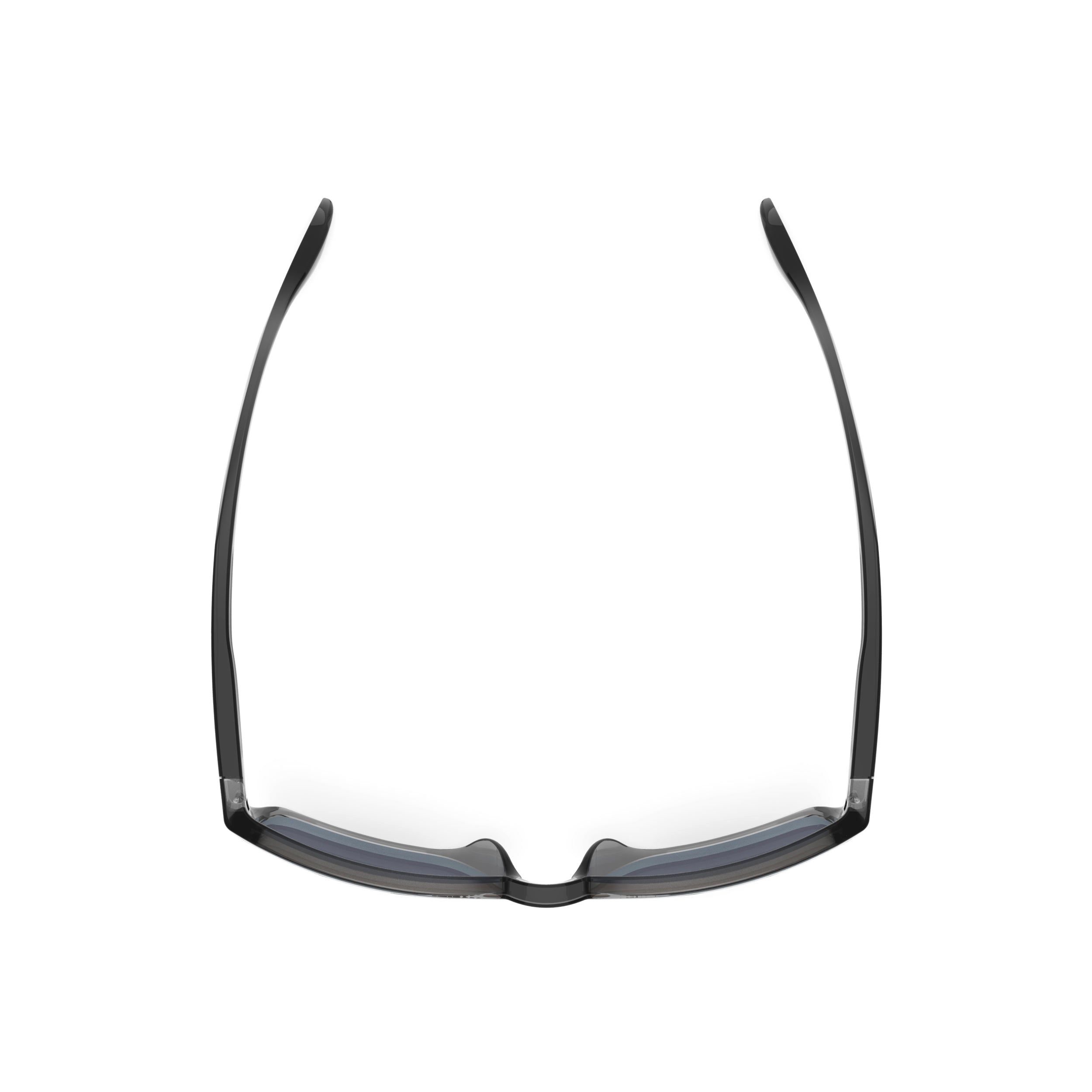 Rudy Project Spinhawk Edge Crystal Ash Gloss mirrored multilaser sunset performance sunglasses – top view