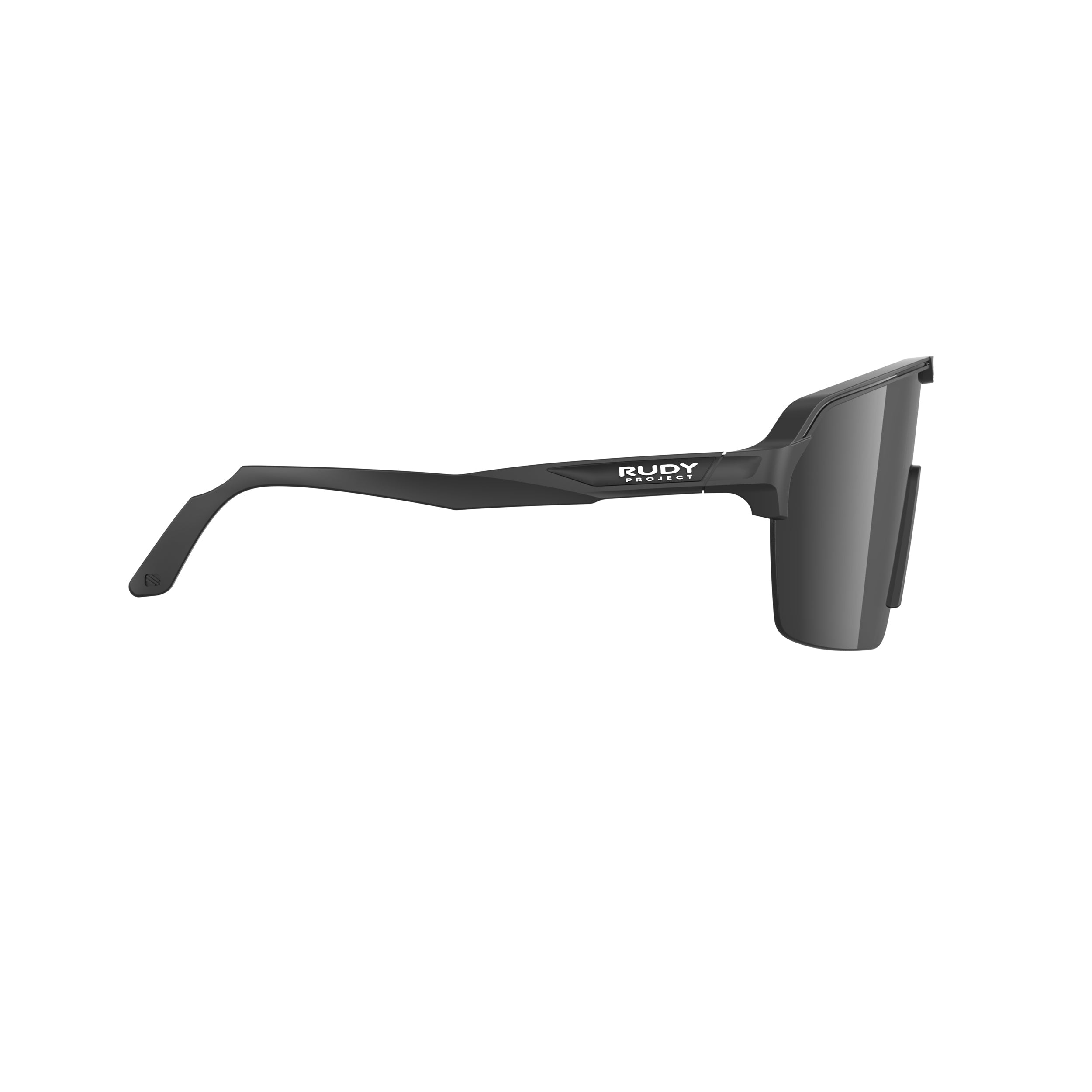 Rudy Project Spinshield Air Black Matte Smoke Black Performance Sunglasses – Front View, side view, opposite side