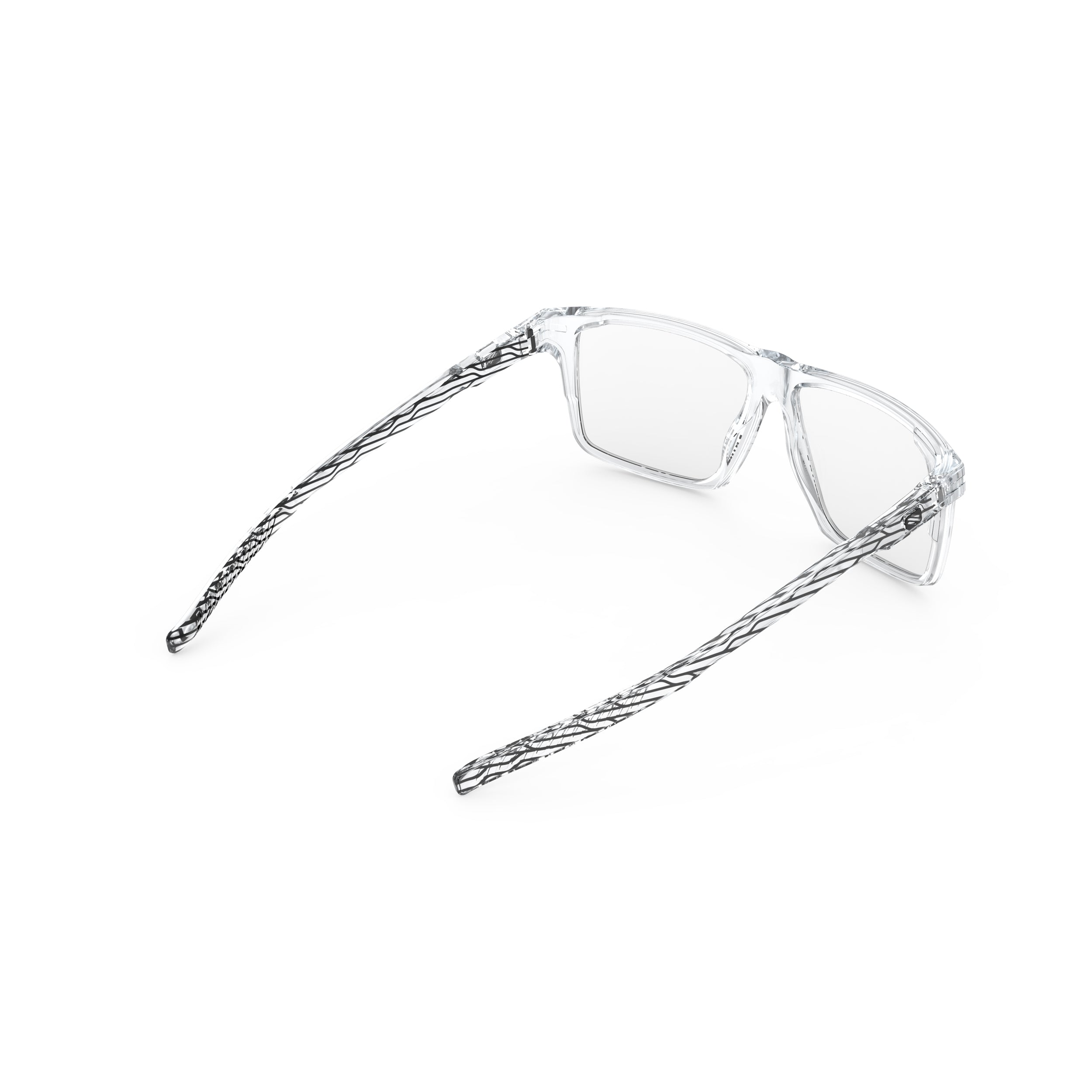 Rudy Project Stellar Crystal Gloss prescription sports glasses – rear view