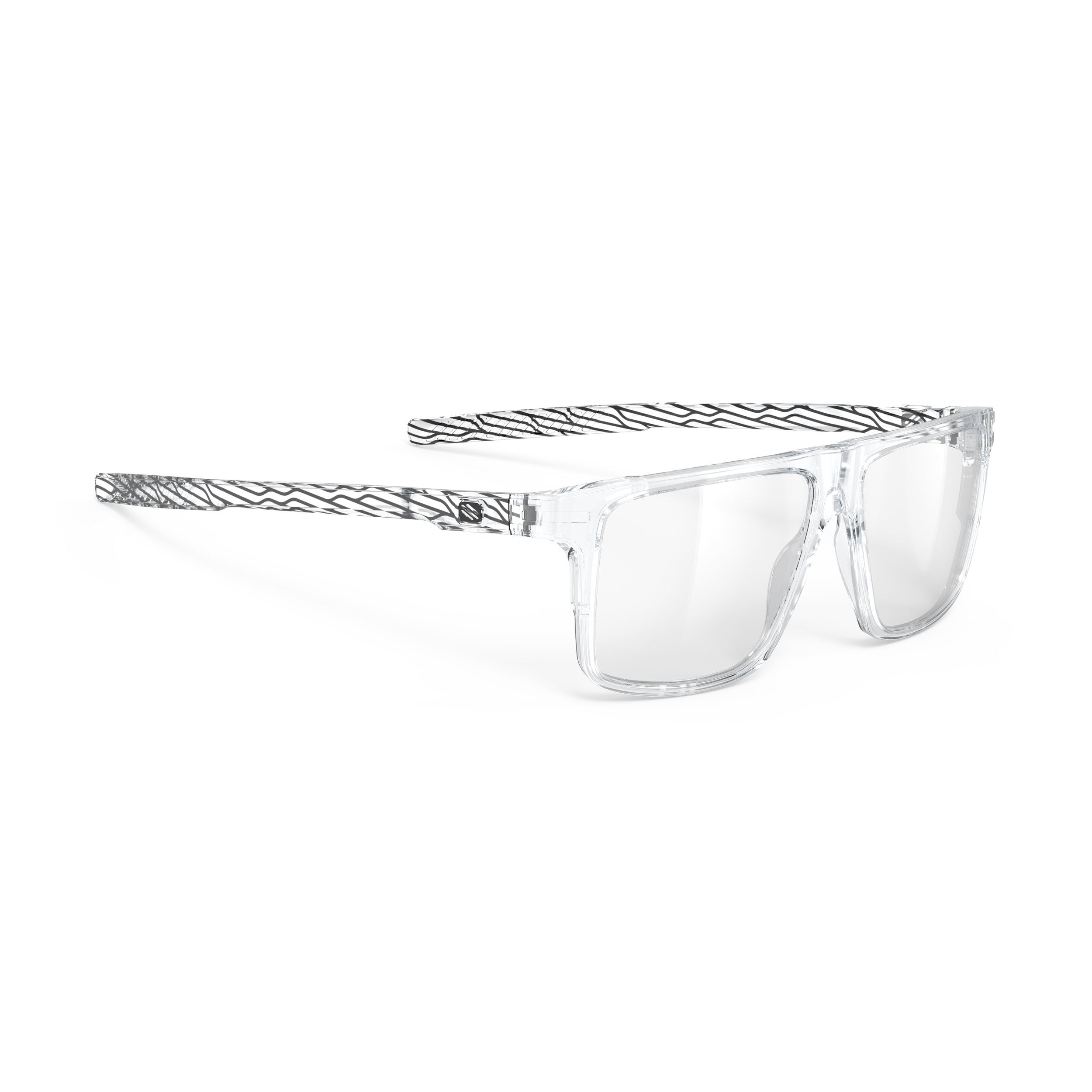 Rudy Project Stellar Crystal Gloss prescription sports glasses – front view, alternate angle