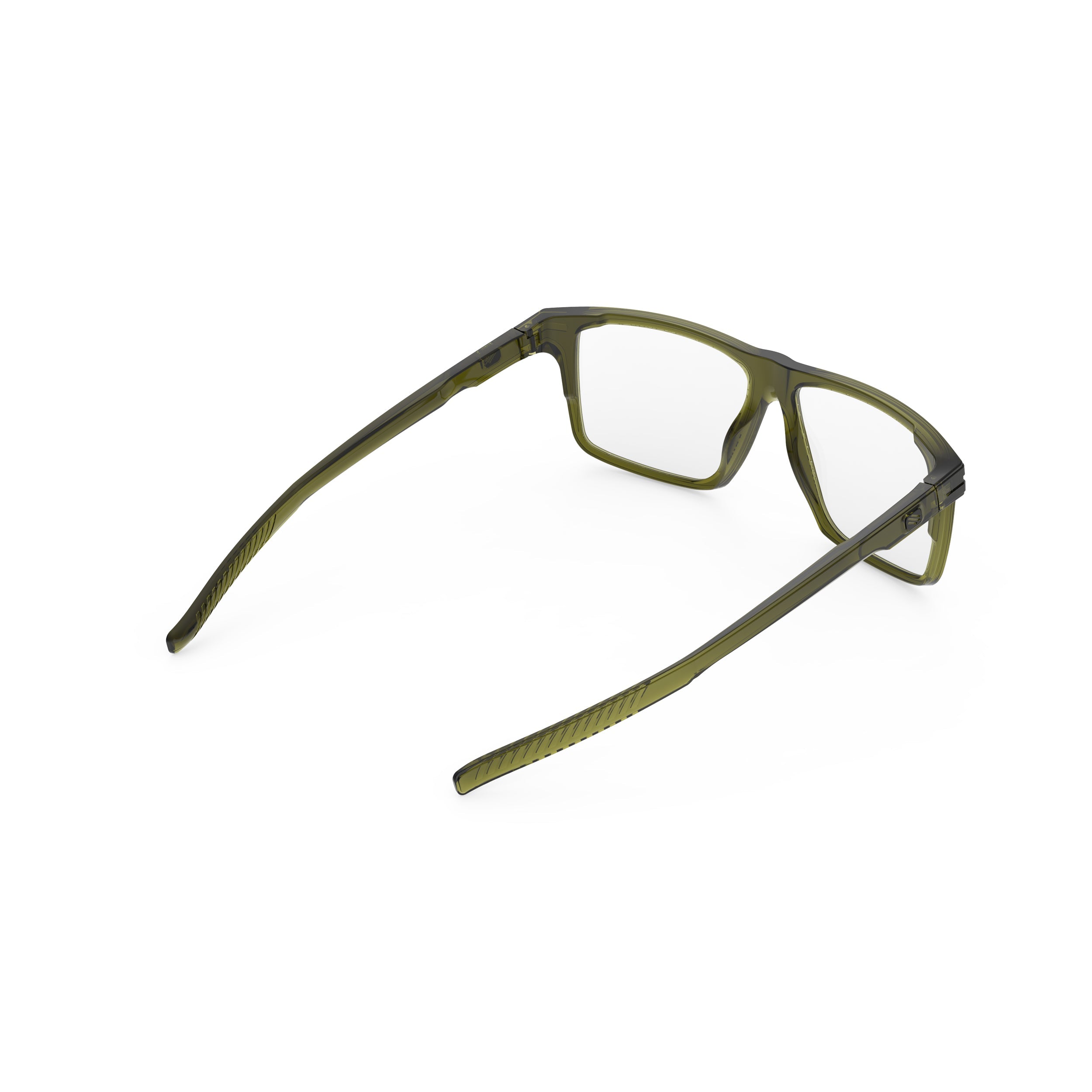 Rudy Project Stellar Crystal Olive Gloss prescription sports glasses – rear view