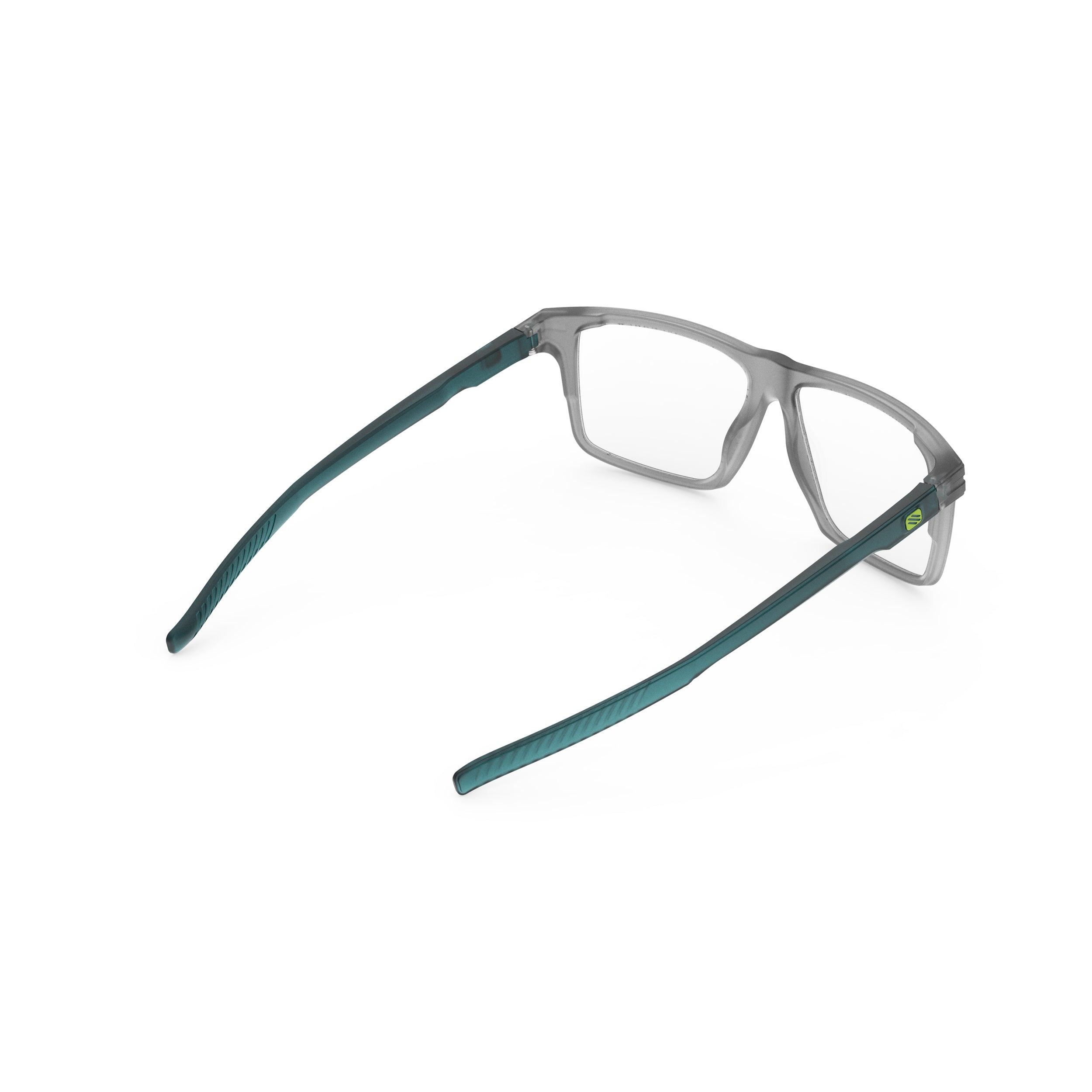 Rudy Project Stellar Frozen Ash Frozen Teal Matte prescription sports glasses – rear view