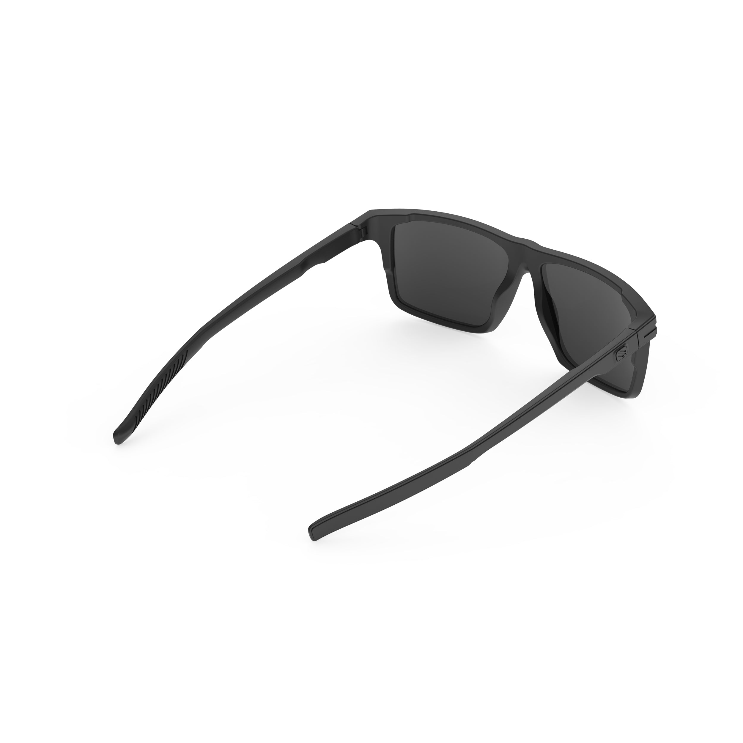 Rudy Project Stellar Matte Black polarized polar 3fx hdr multilaser grey performance sunglasses – rear view