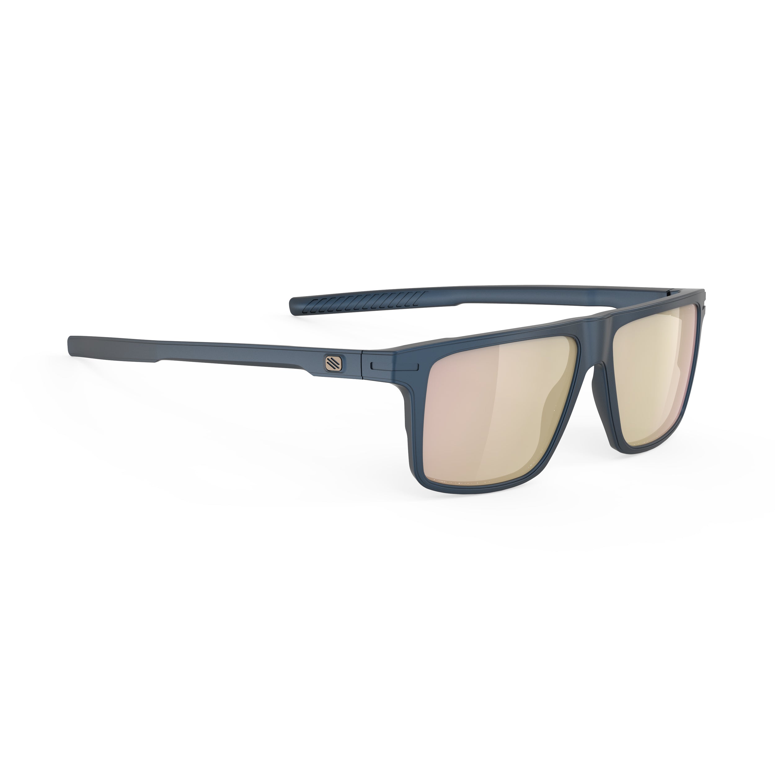 Rudy Project Stellar Metal Night Matte mirrored multilaser rose gold performance sunglasses – front view