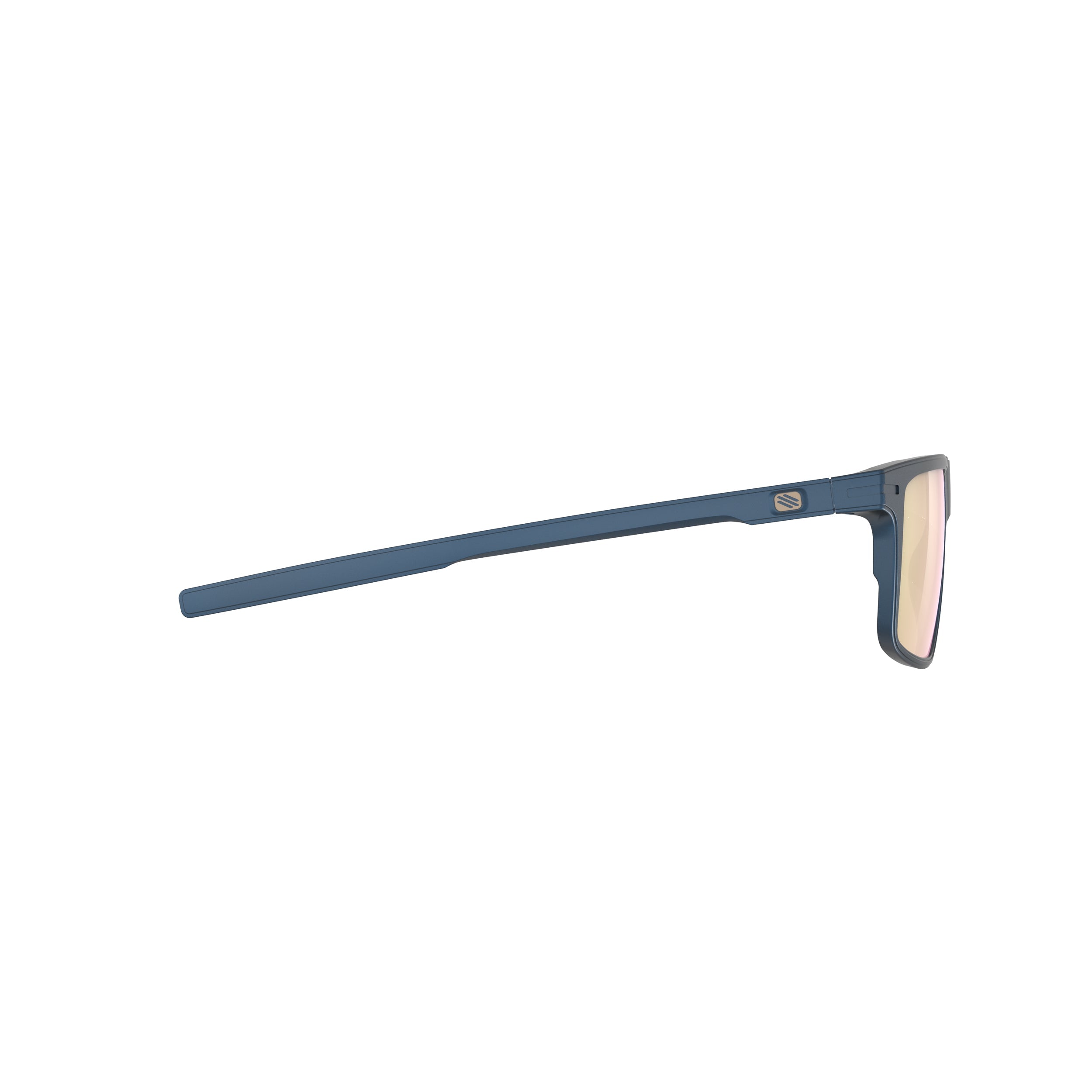 Rudy Project Stellar Metal Night Matte mirrored multilaser rose gold performance sunglasses – side view, opposite side