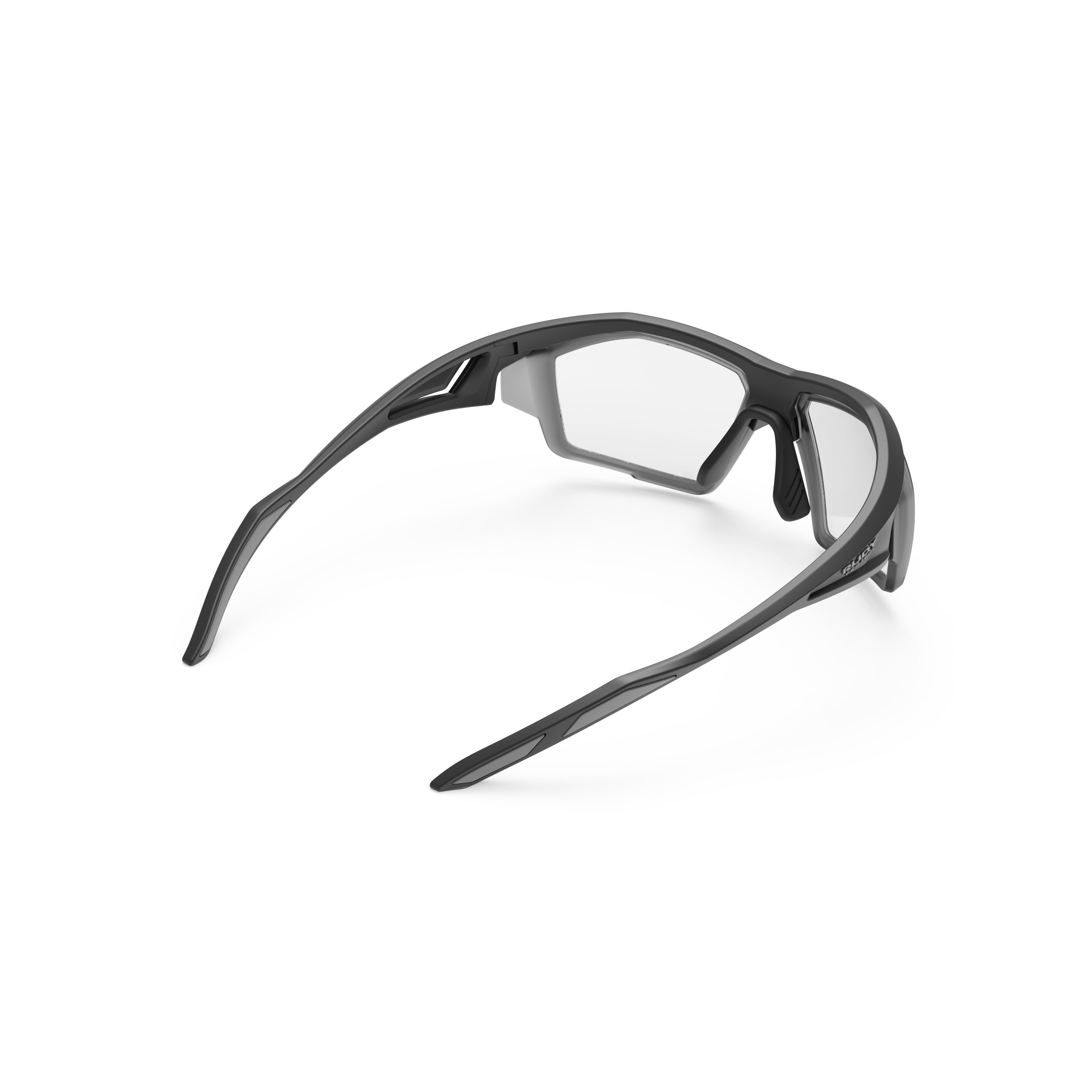 Rudy Project Sydus Optical Dock Black Matte prescription sports glasses – rear view