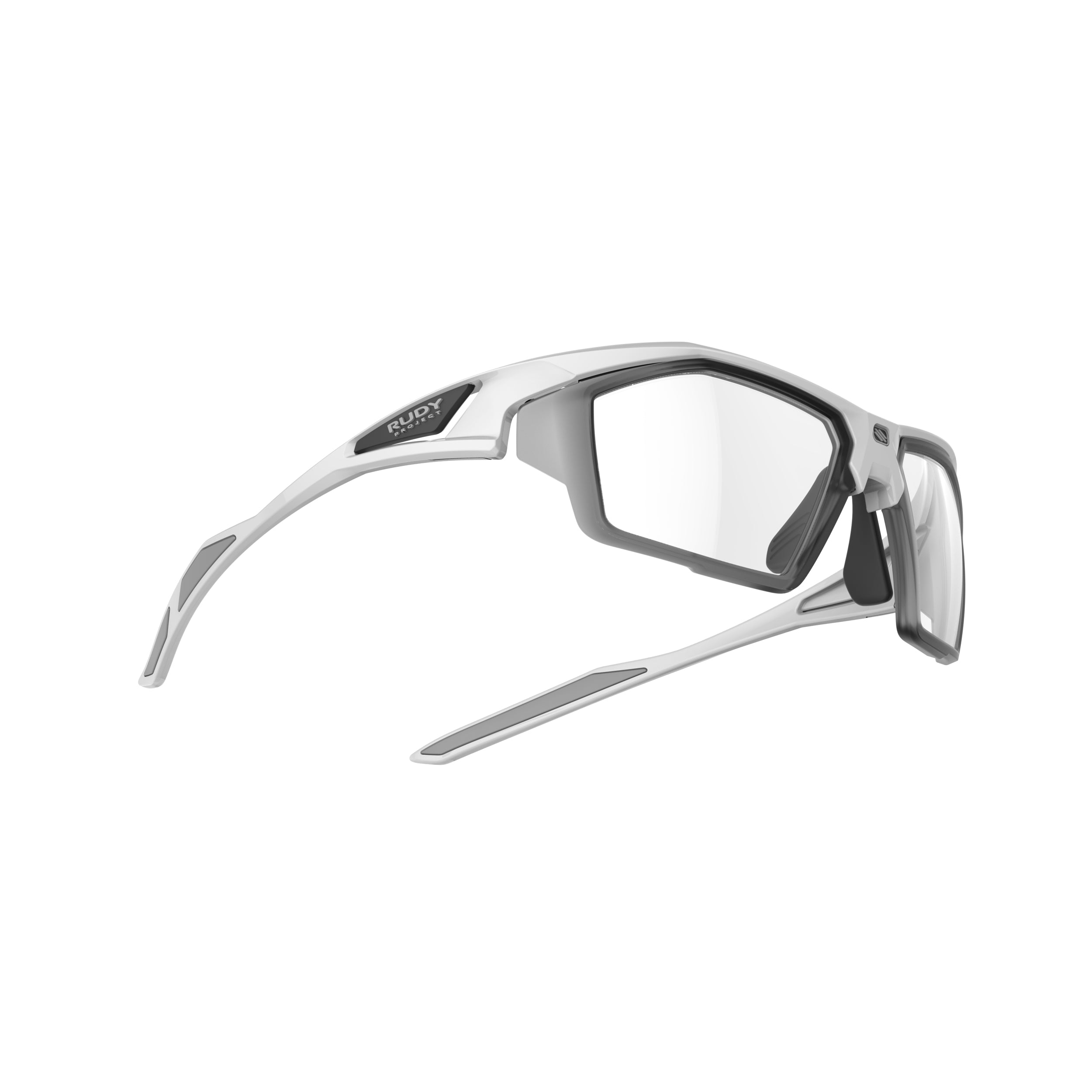 Rudy Project Sydus Optical Dock White Gloss prescription sports glasses – side view