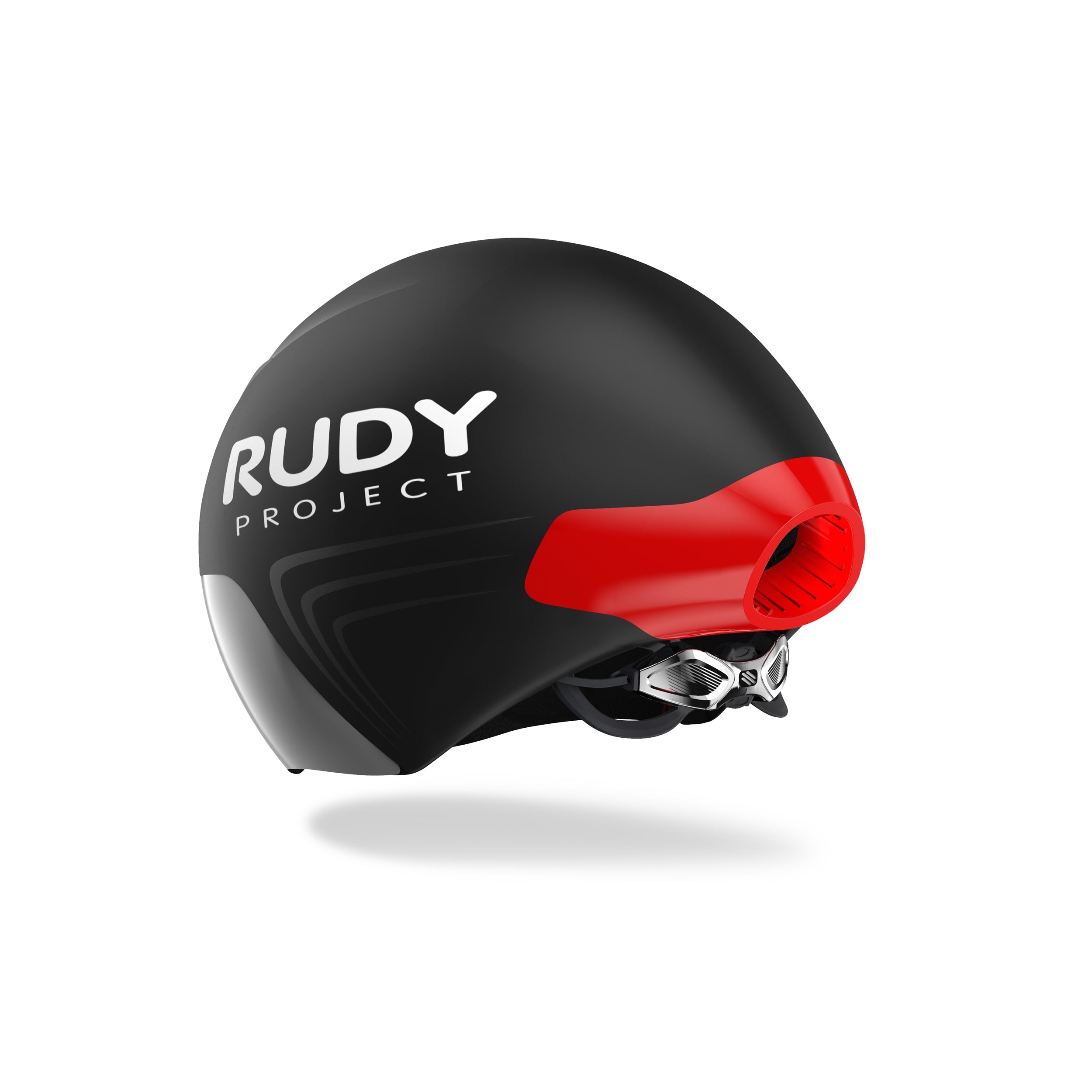 Rudy Project The Wing Black Matte cycling helmet – side view, opposite side