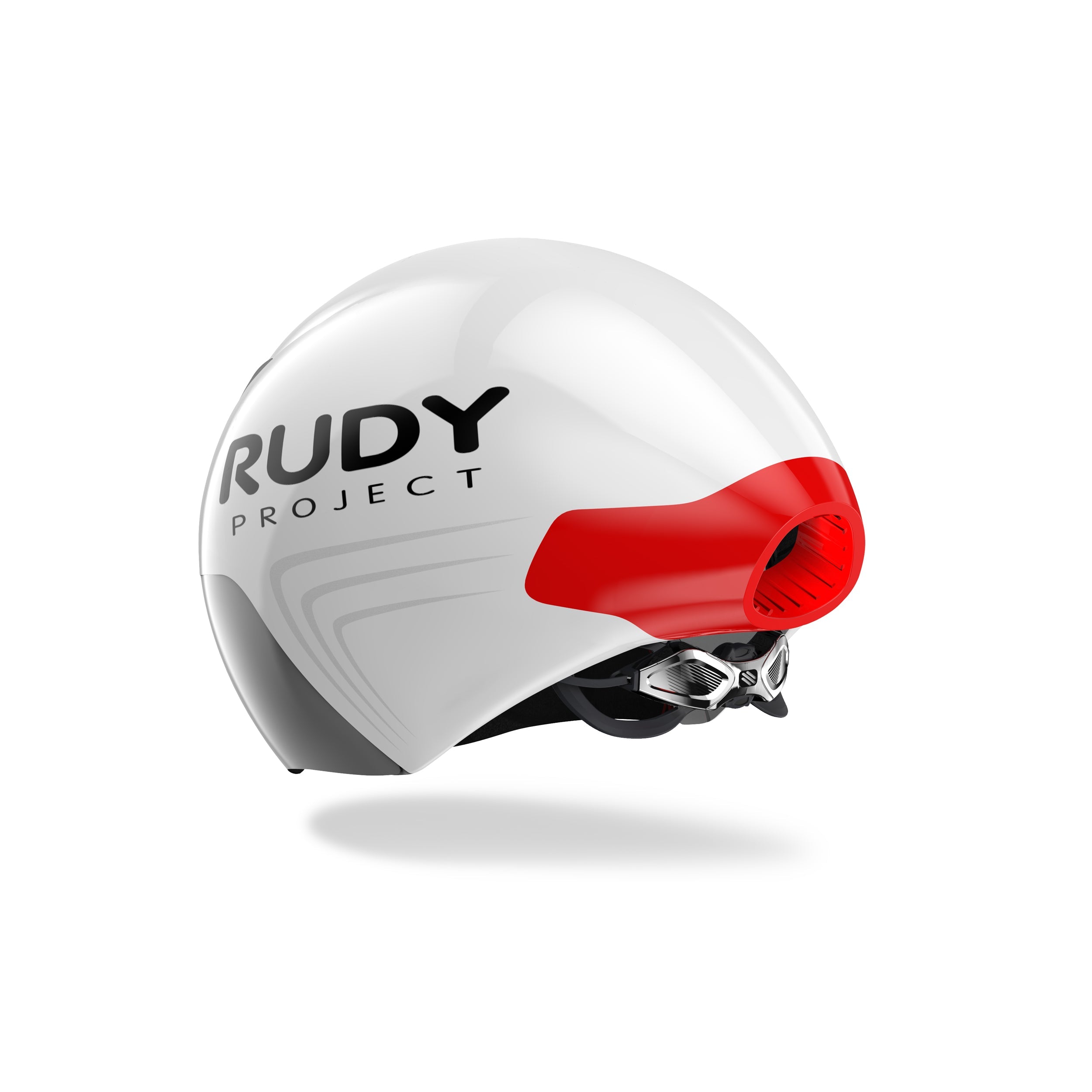 Rudy Project The Wing White Shiny cycling helmet – side view, opposite side