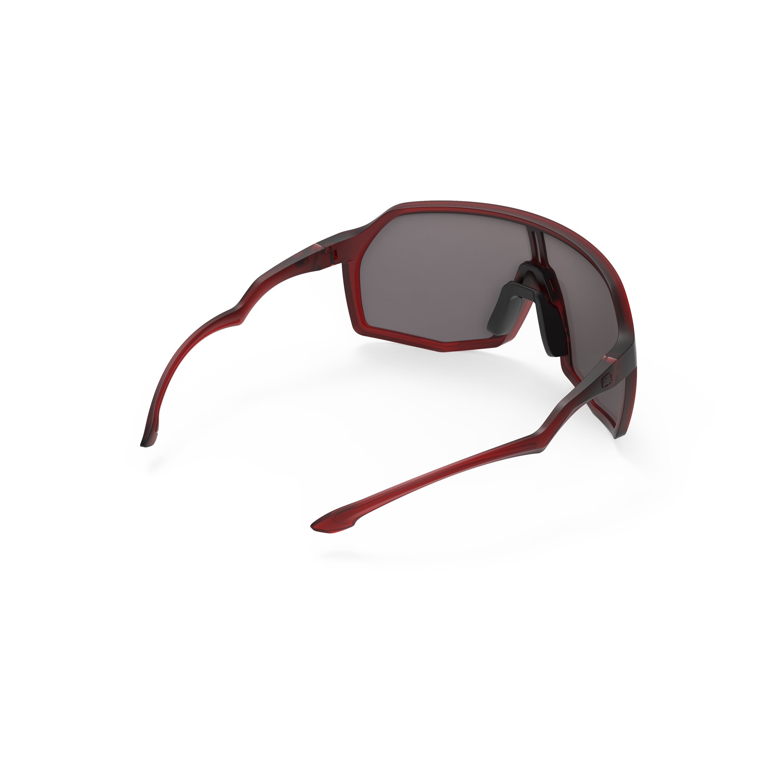 Rudy Project Thunder Frozen Bordeaux mirrored multilaser red hdr performance sunglasses – rear view