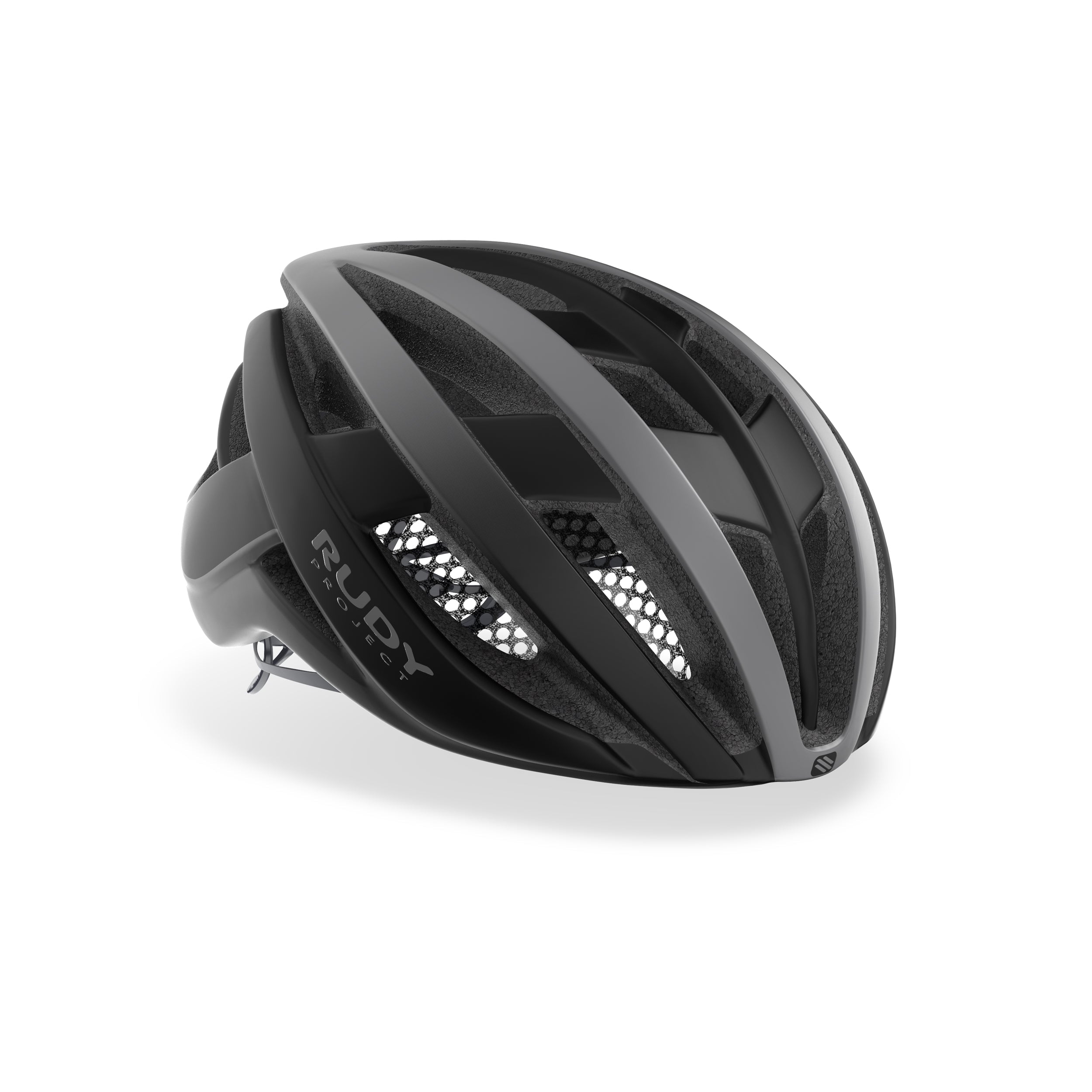 Rudy Project Venger Titanium/Black Matte cycling helmet – front view