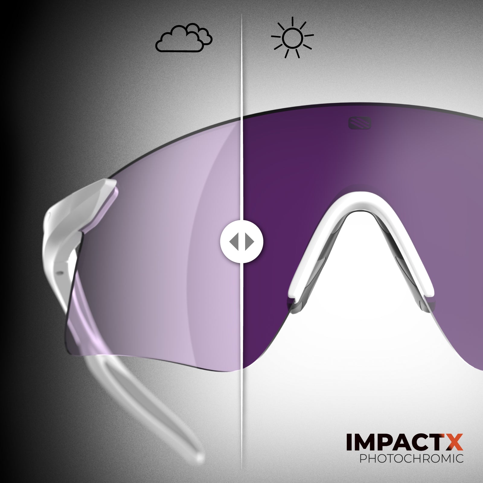 Astral Sphere Crystal Avio/Sky - ImpactX 2 Laser Purple | Rudy Project
