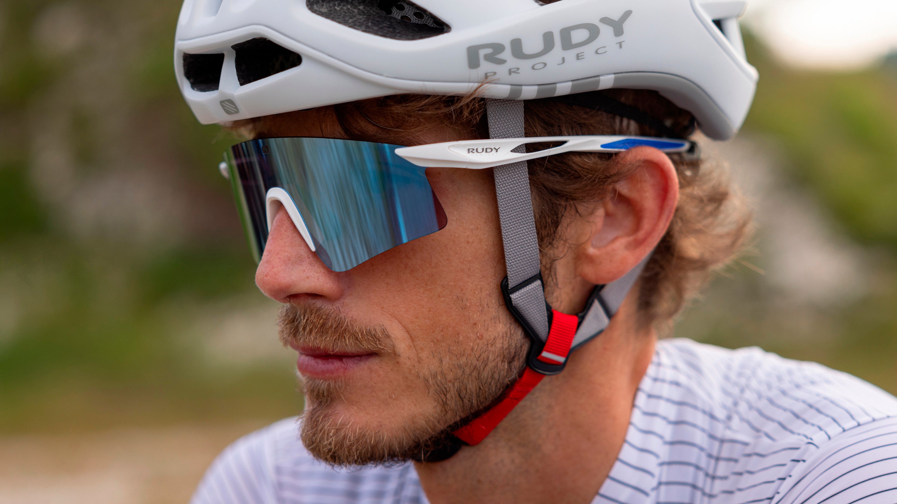 Astral White Matte - ML Blue | Rudy Project