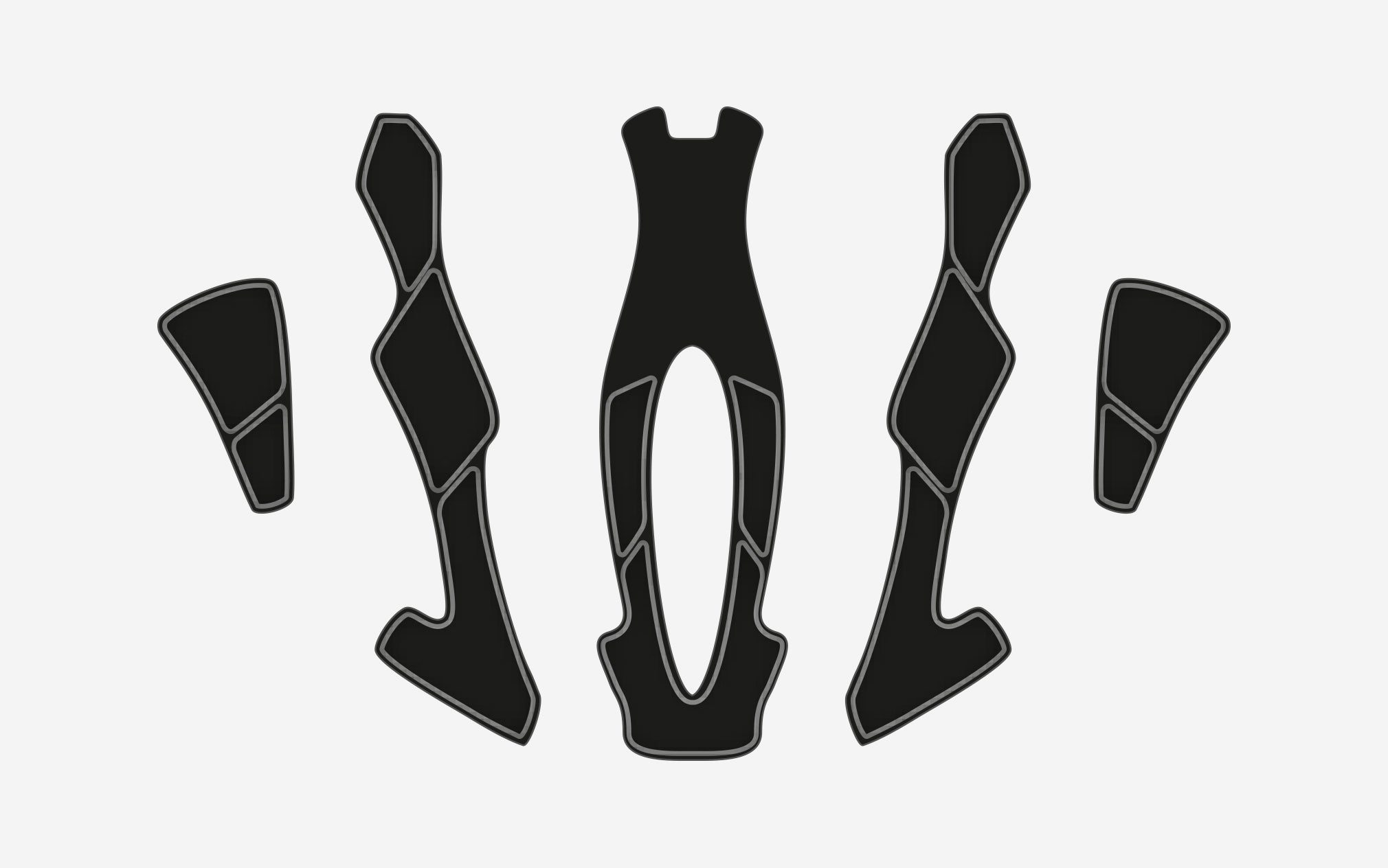 The Wing/Wingdream Free Pad Kit Black