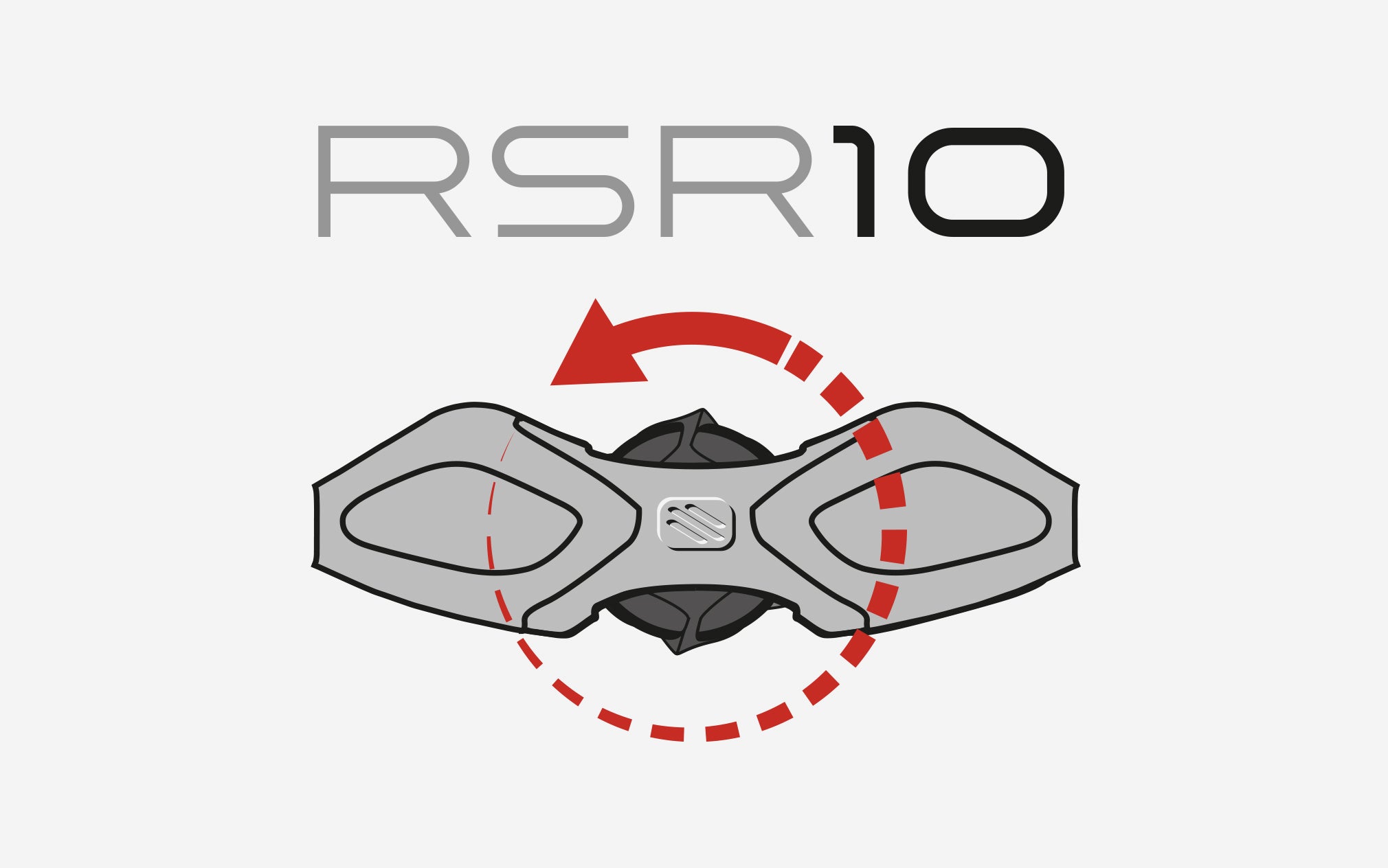Antisc. Rsr10 Fit System Strym/Veng - Blk/Grey