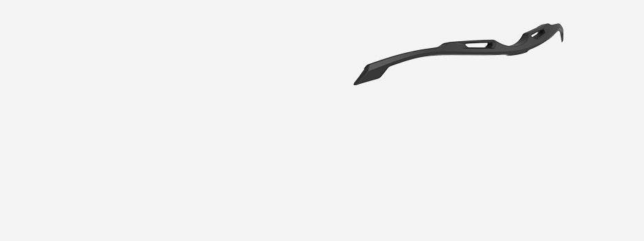 Upper Bumpers Lens Cutline Black