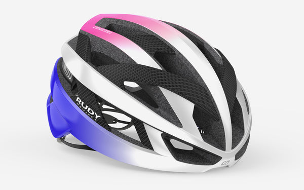 bike helmet rebel Rebel Pearl Metal/Pink/Cyber Blue Shiny