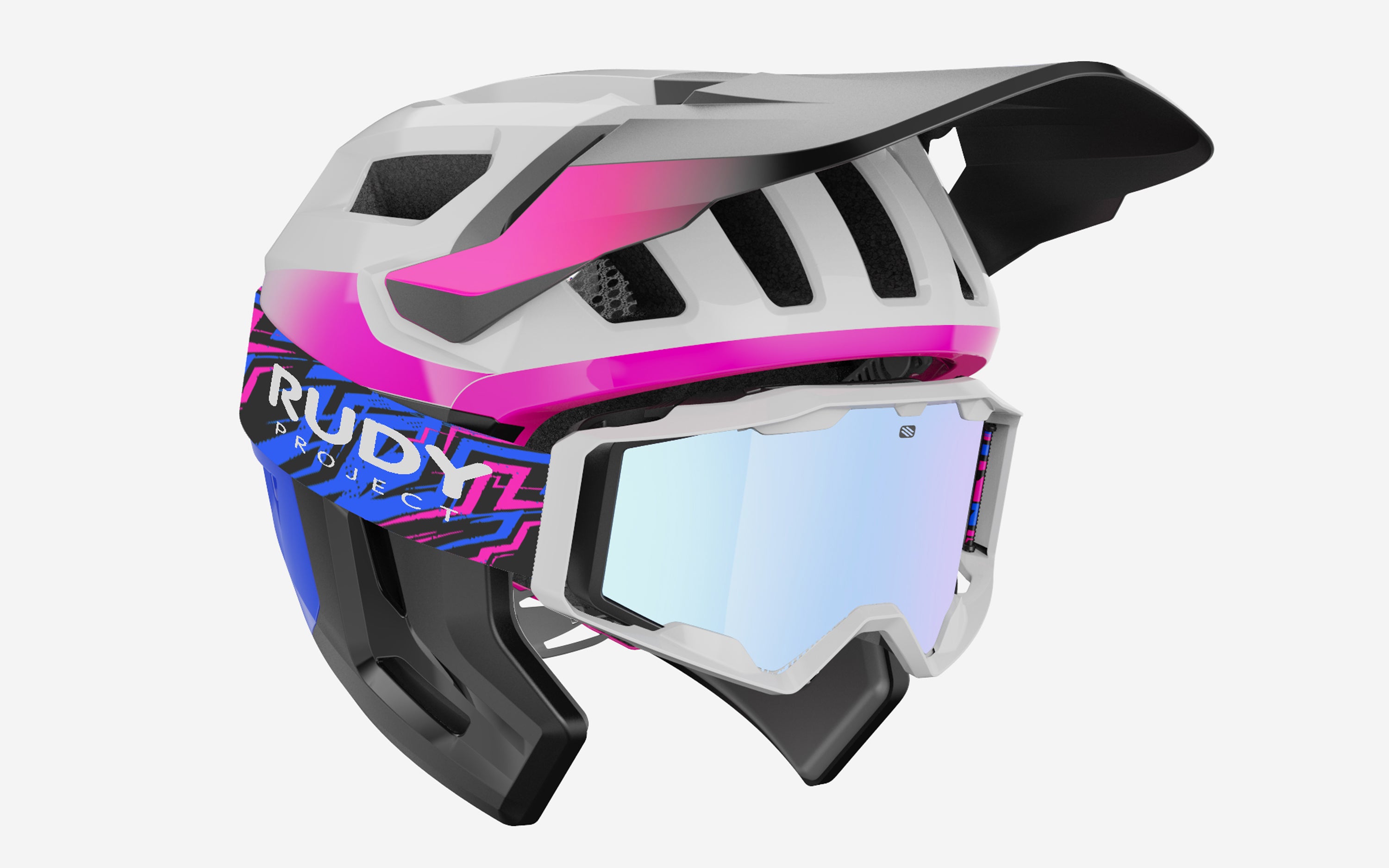 Terraform Pro White/Pink/Cyber Blue Shiny
