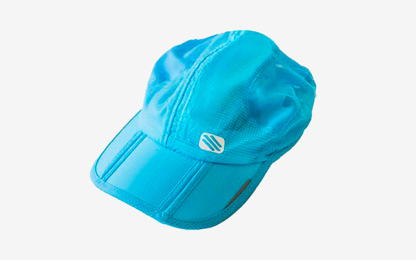 Folding Cap Light Blue Fluo