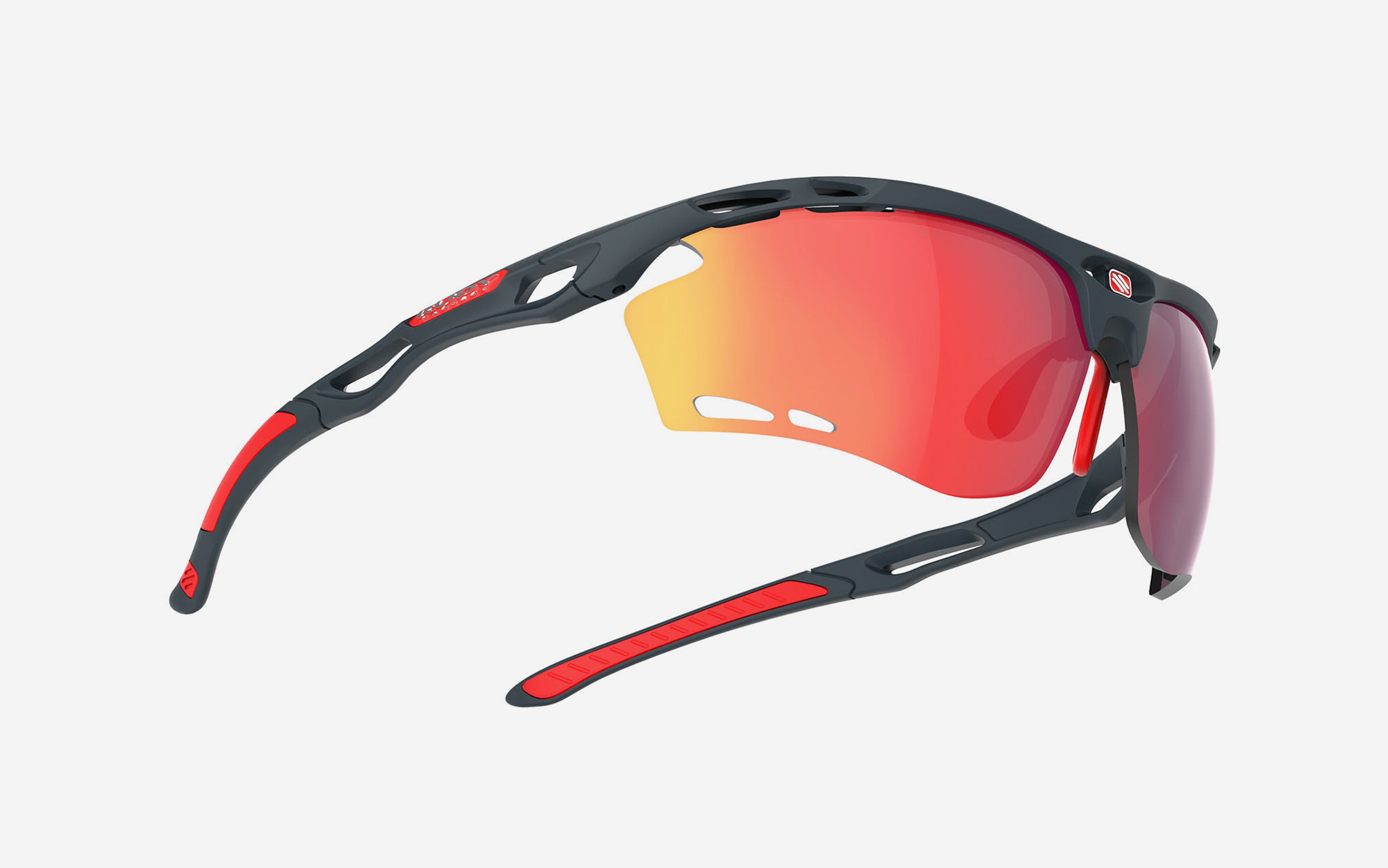 Propulse Charcoal Matte - ML Red | Rudy Project