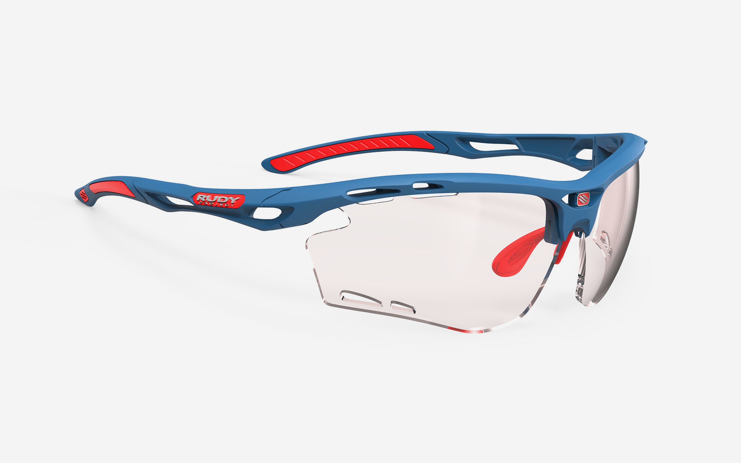 Propulse Pacific Blue Matte - ImpactX 2 Red | Rudy Project
