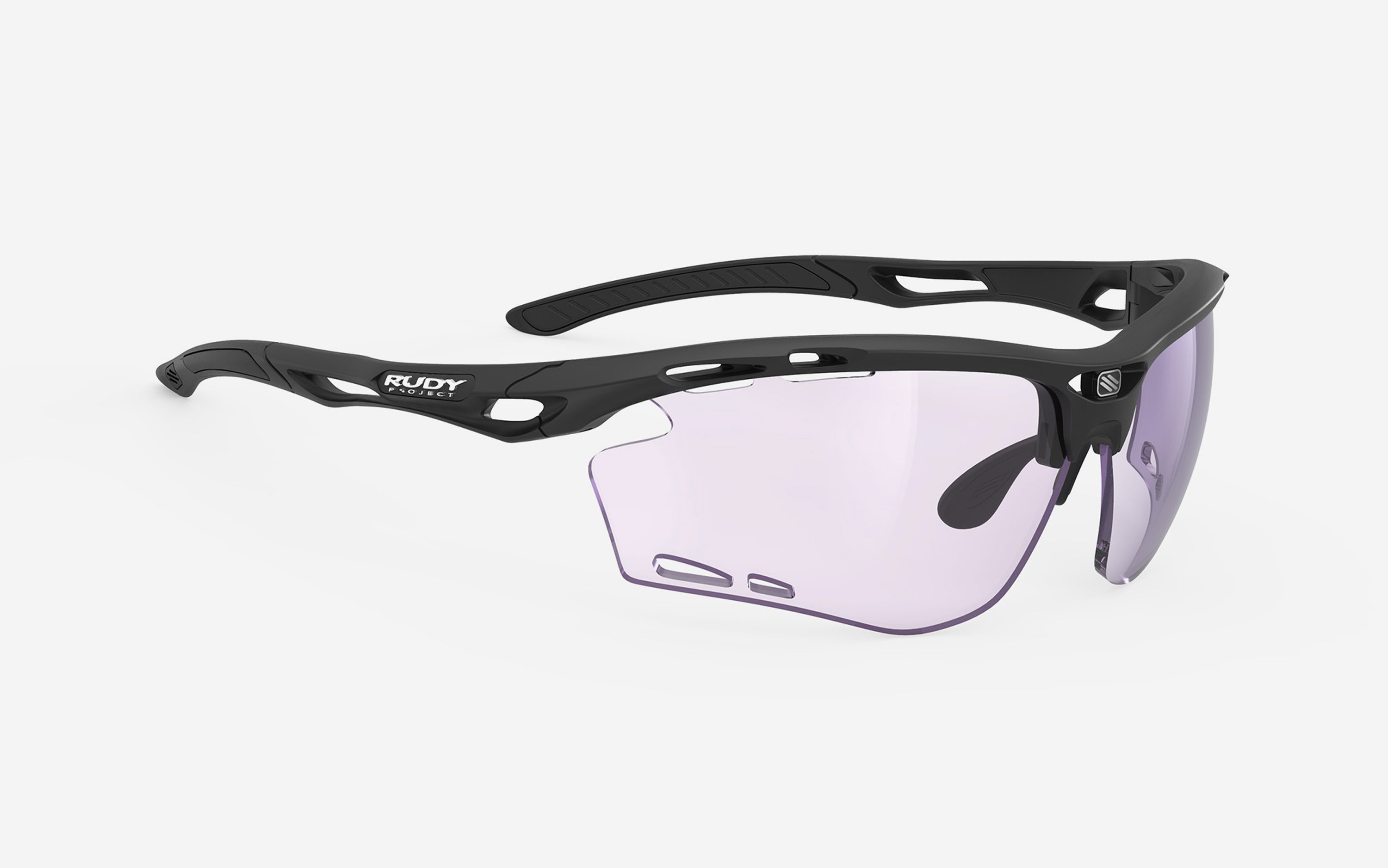 Deltabeat Black Matte - ImpactX 2 Laser Purple | Rudy Project